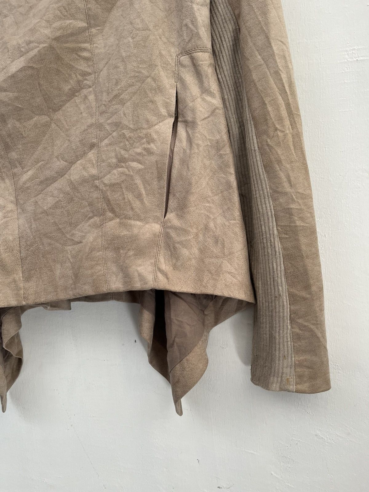 If Six Was Nine Japanese rick owens style shez waxed jacket Size US S / EU 44-46 / 1 - 6 Thumbnail
