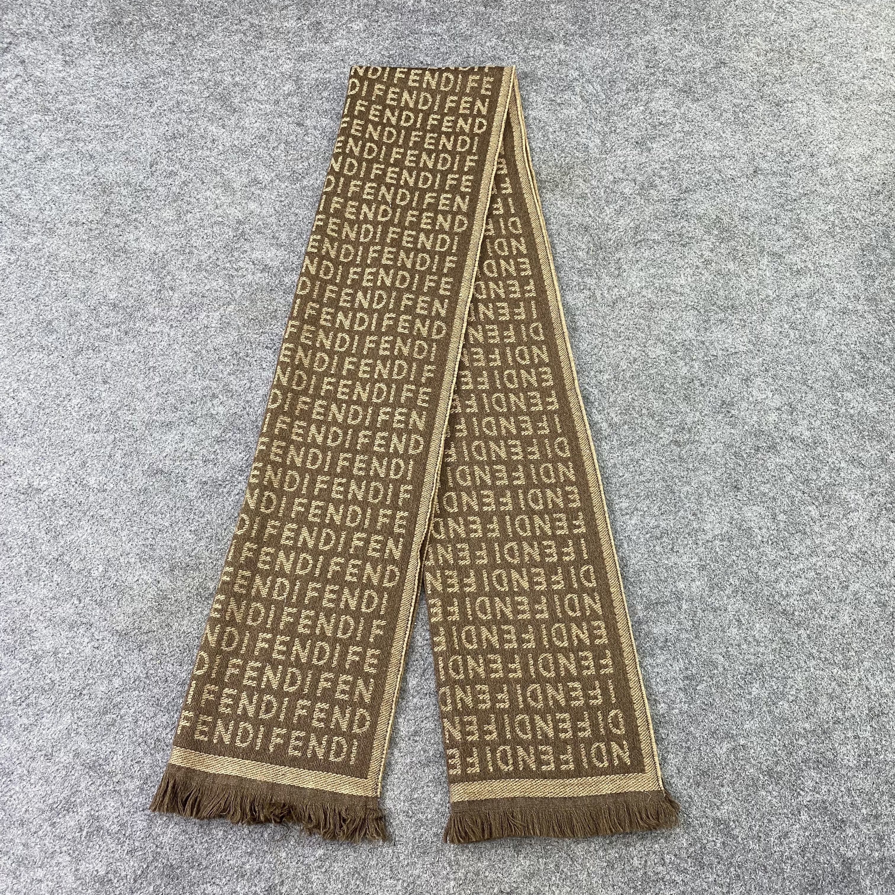 Fendi Fendi Monogram Muffler / Scarf / Neckwear-K048 Size ONE SIZE - 4 Thumbnail