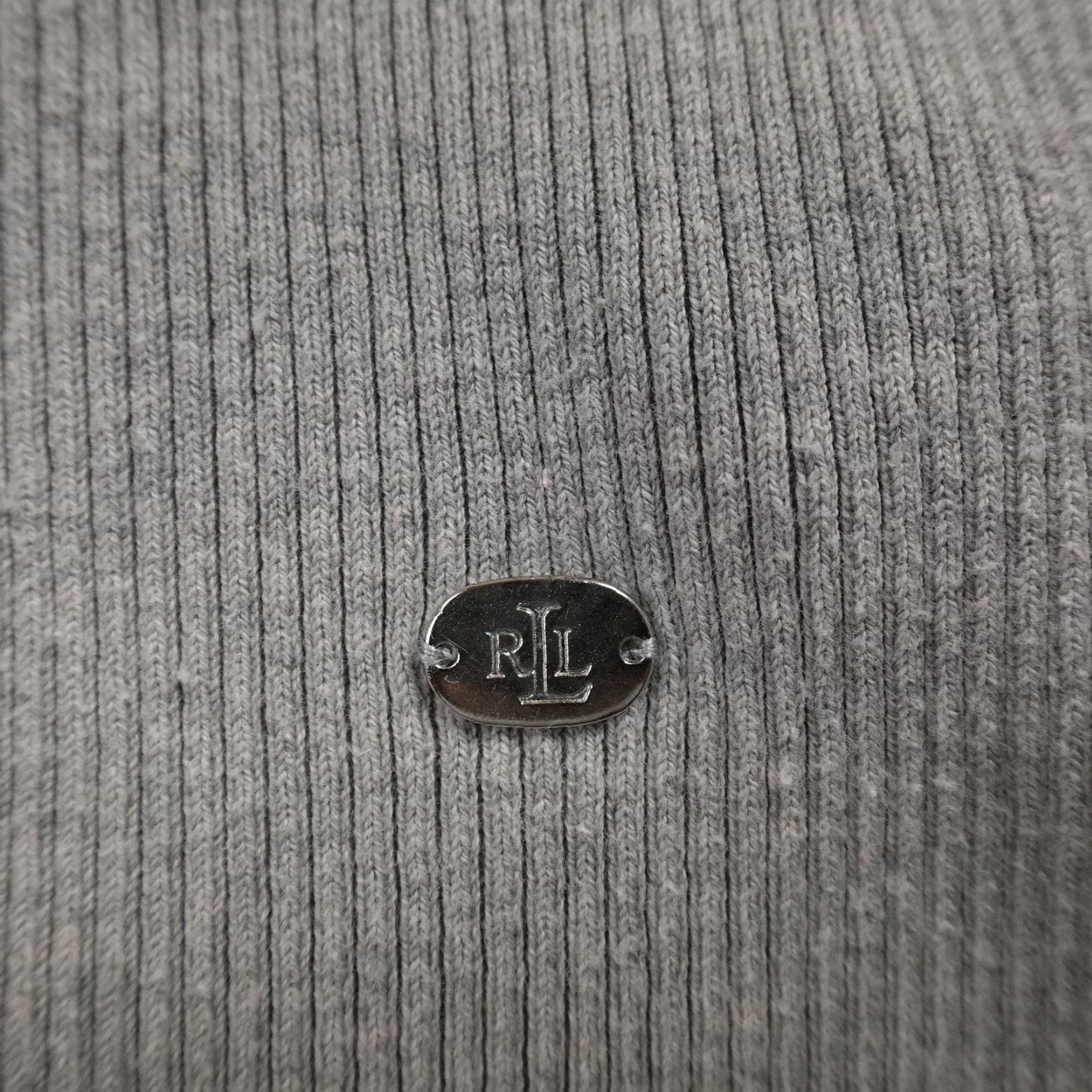 Ralph Lauren Ralph Lauren Sweater Womens XL Gray Ribbed Knit Turtleneck Pullover Top Preppy Size XL / US 12-14 / IT 48-50 - 4 Thumbnail