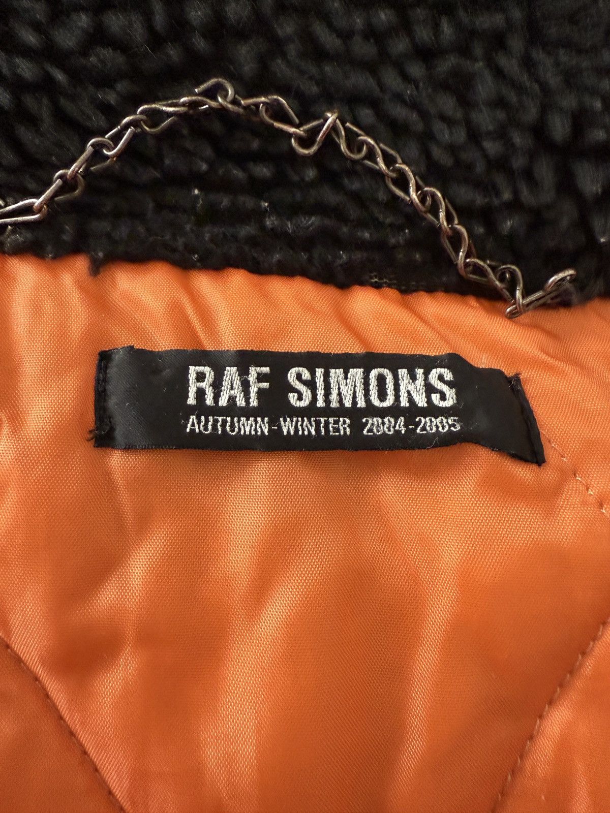 Raf Simons Raf Simons A/W04 “Waves” Black Parka Size US M / EU 48-50 / 2 - 9 Thumbnail