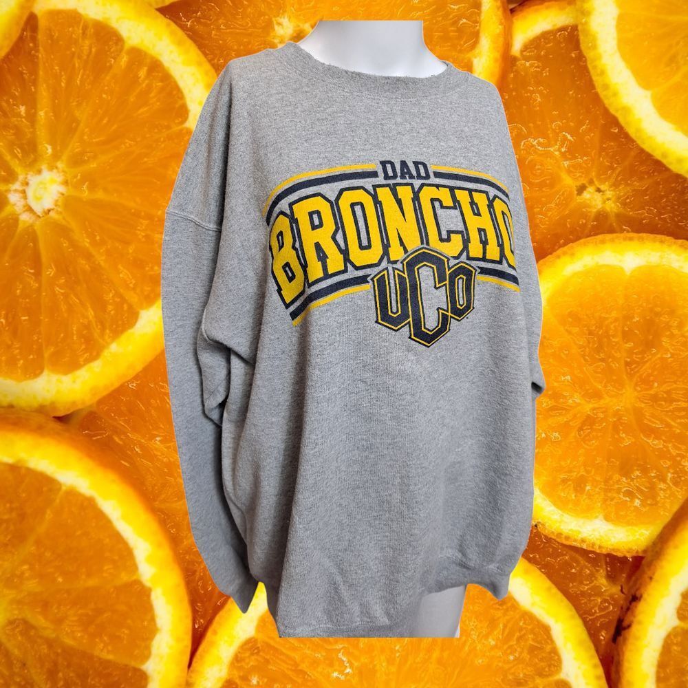 Champion Champion UCO Bronchos Dad Gray Eco Fleece College Sweatshirt Size US XL / EU 56 / 4 - 1 Thumbnail