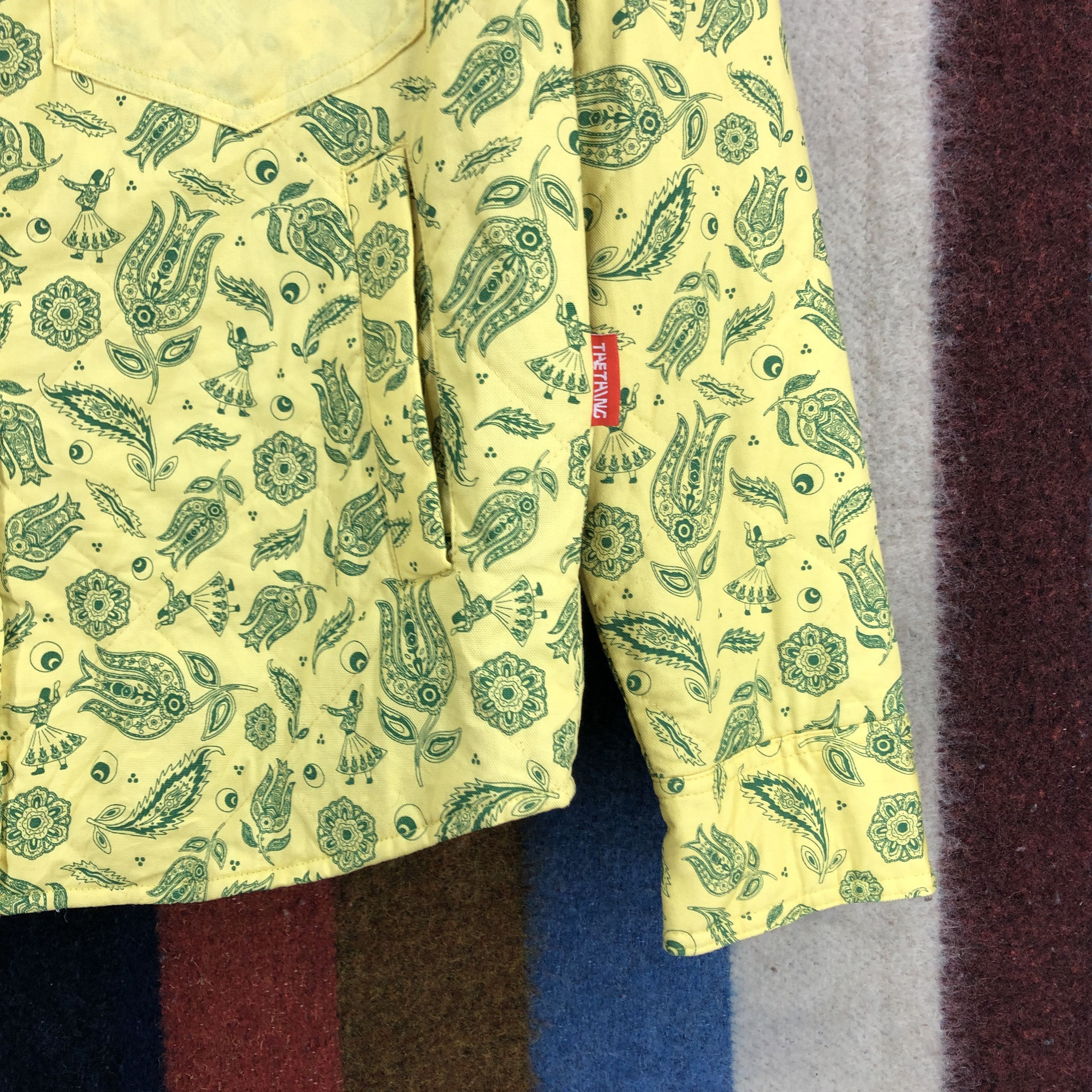 Vintage Y2K Vintage THE THING Jacket Shirt Paisley Design #0486/U Size US S / EU 44-46 / 1 - 5 Thumbnail