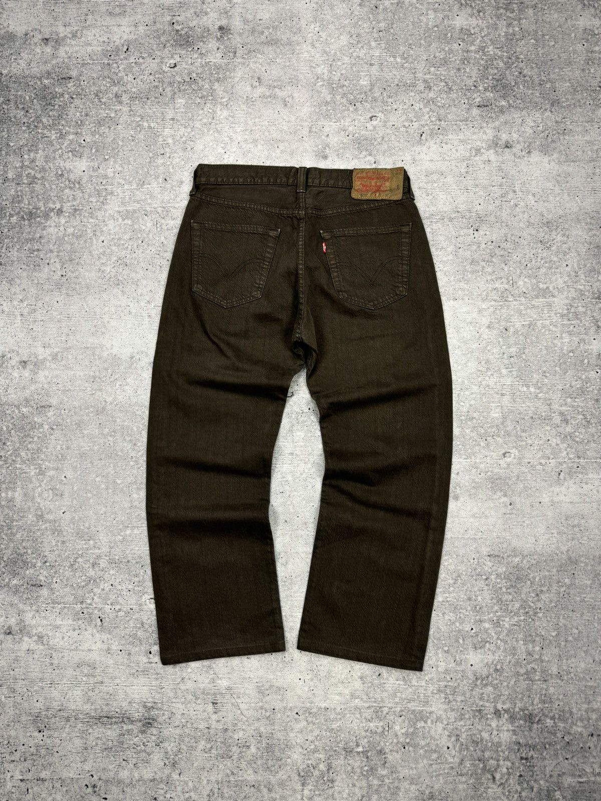 Levi's × Levi's Vintage Clothing × Vintage Vintage Levi’s 501 Rare Brown Denim Jeans Trousers Pants Size US 33 - 1 Thumbnail