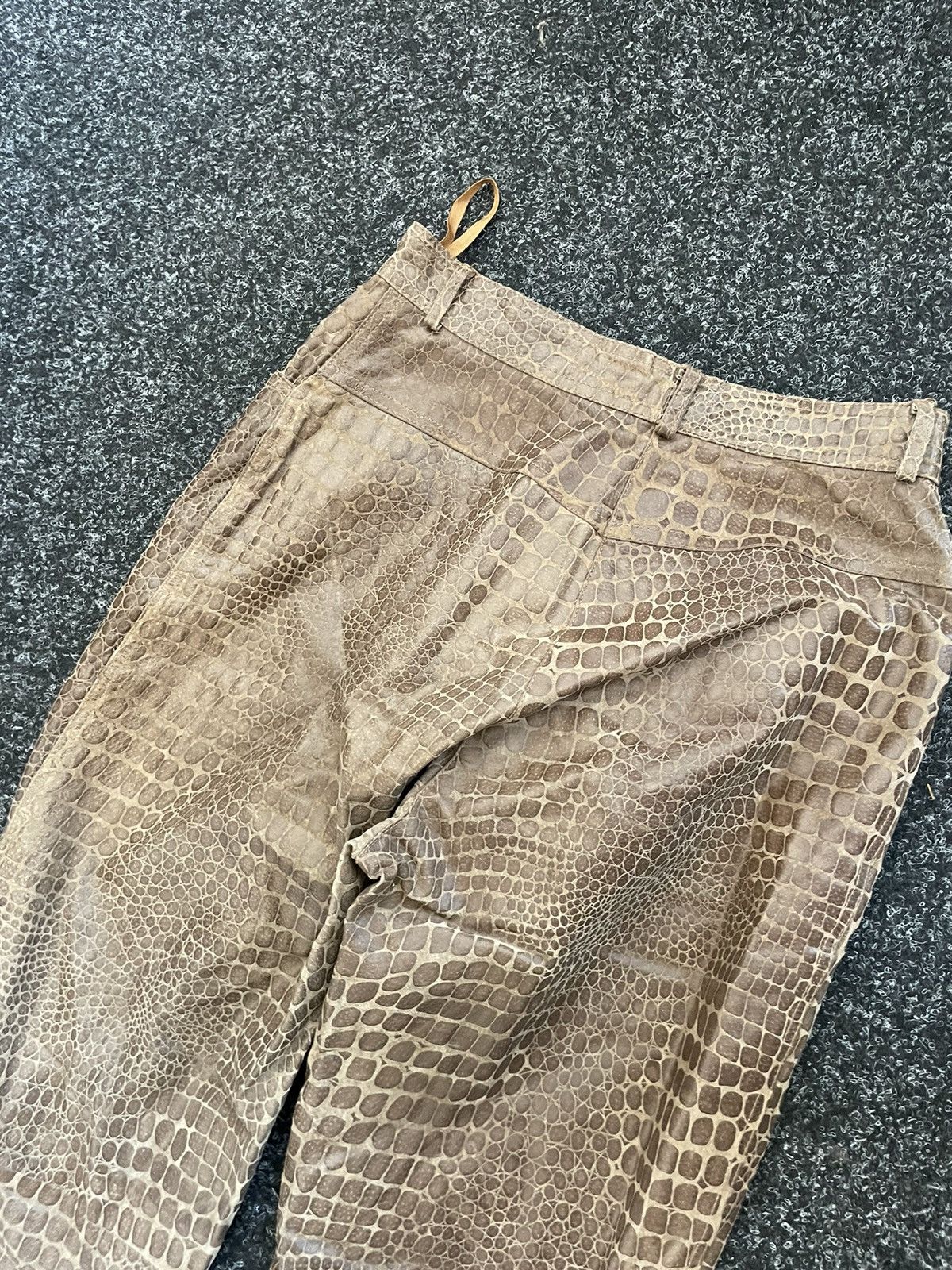 If Six Was Nine 90s pants tiger aligator snake camo leader old money Size 26" / US 2 / IT 38 - 8 Thumbnail