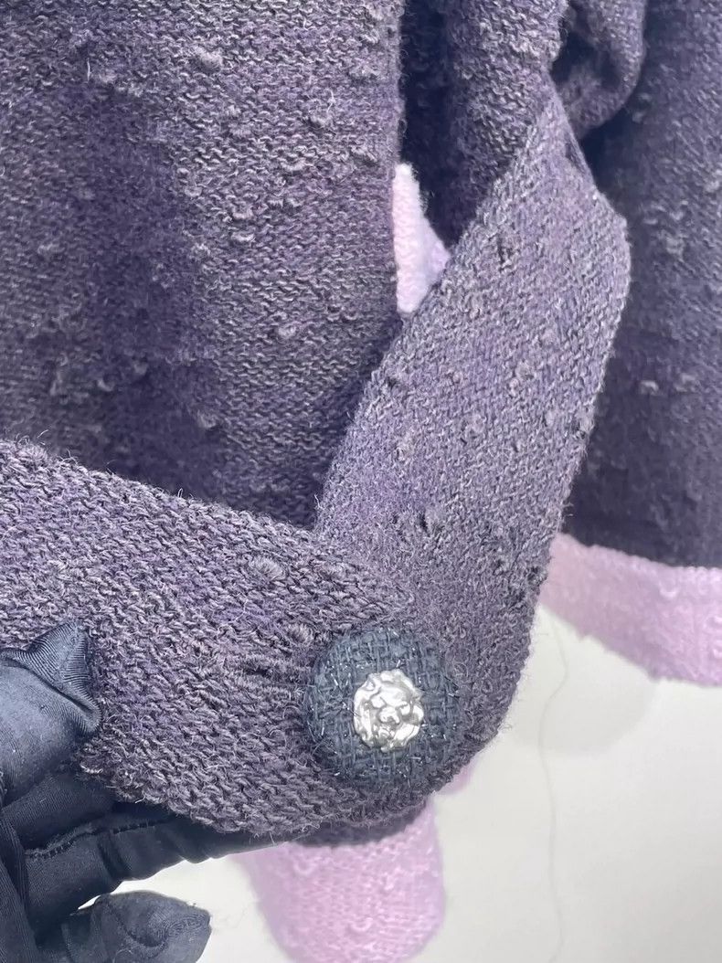 Chanel Chanel 24K show color-blocked knitwear jacket 2504-Nextarro Size XXS / US 00 / IT 34 - 5 Thumbnail