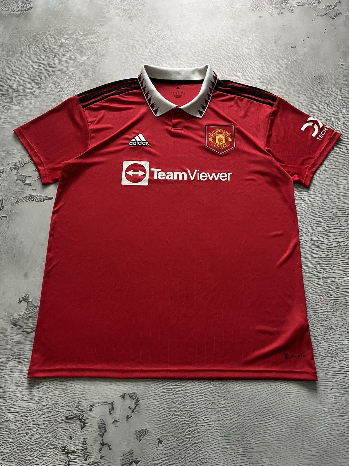Adidas Adidas Manchester United 2022/23 Football Soccer Jersey Red Size US XL / EU 56 / 4 - 2 Thumbnail