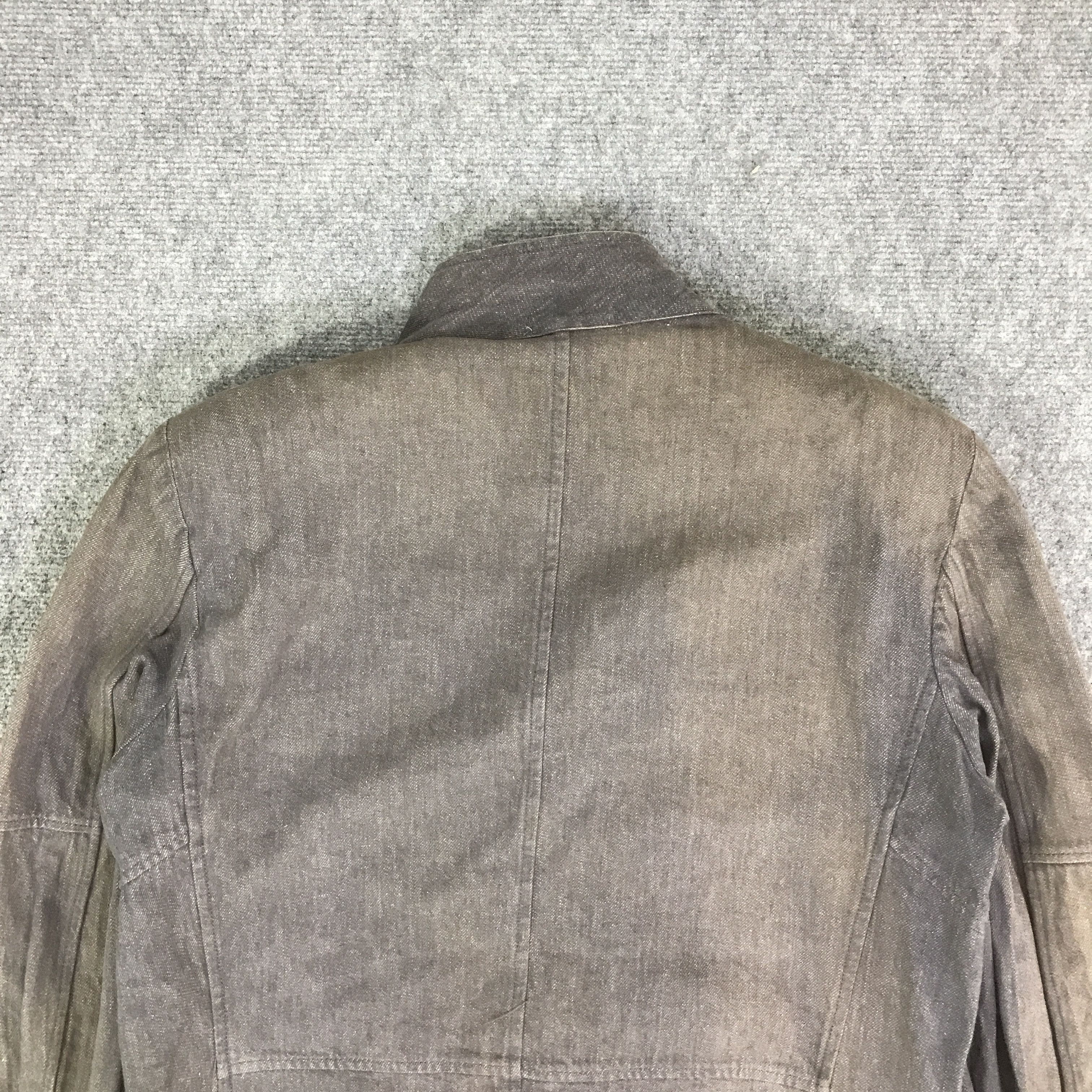Comme des Garcons 80s COMME DES GARCONS HOMME BLACK FADED JACKET K115B1 Size US L / EU 52-54 / 3 - 4 Thumbnail