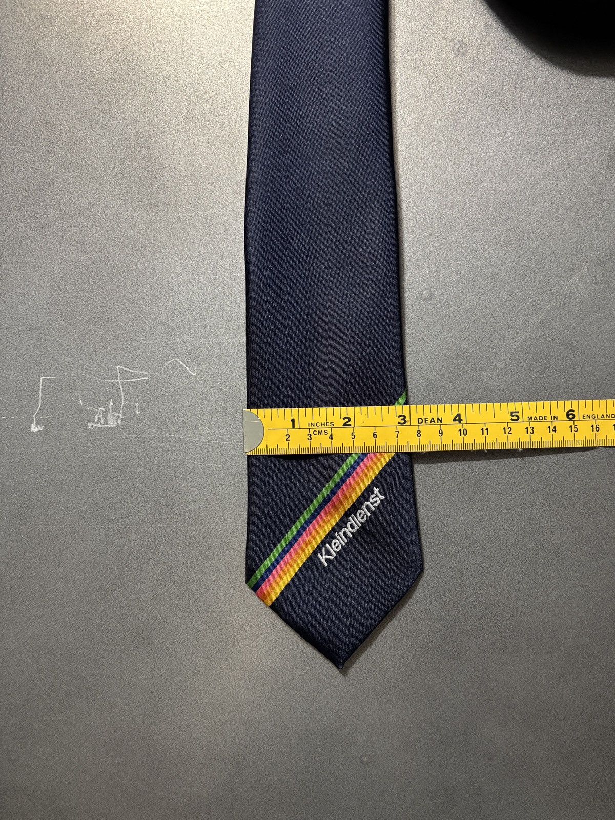 Vintage Vintage German Necktie Kleindienst Lawyer Uniform Stripe 80s Size ONE SIZE - 6 Thumbnail