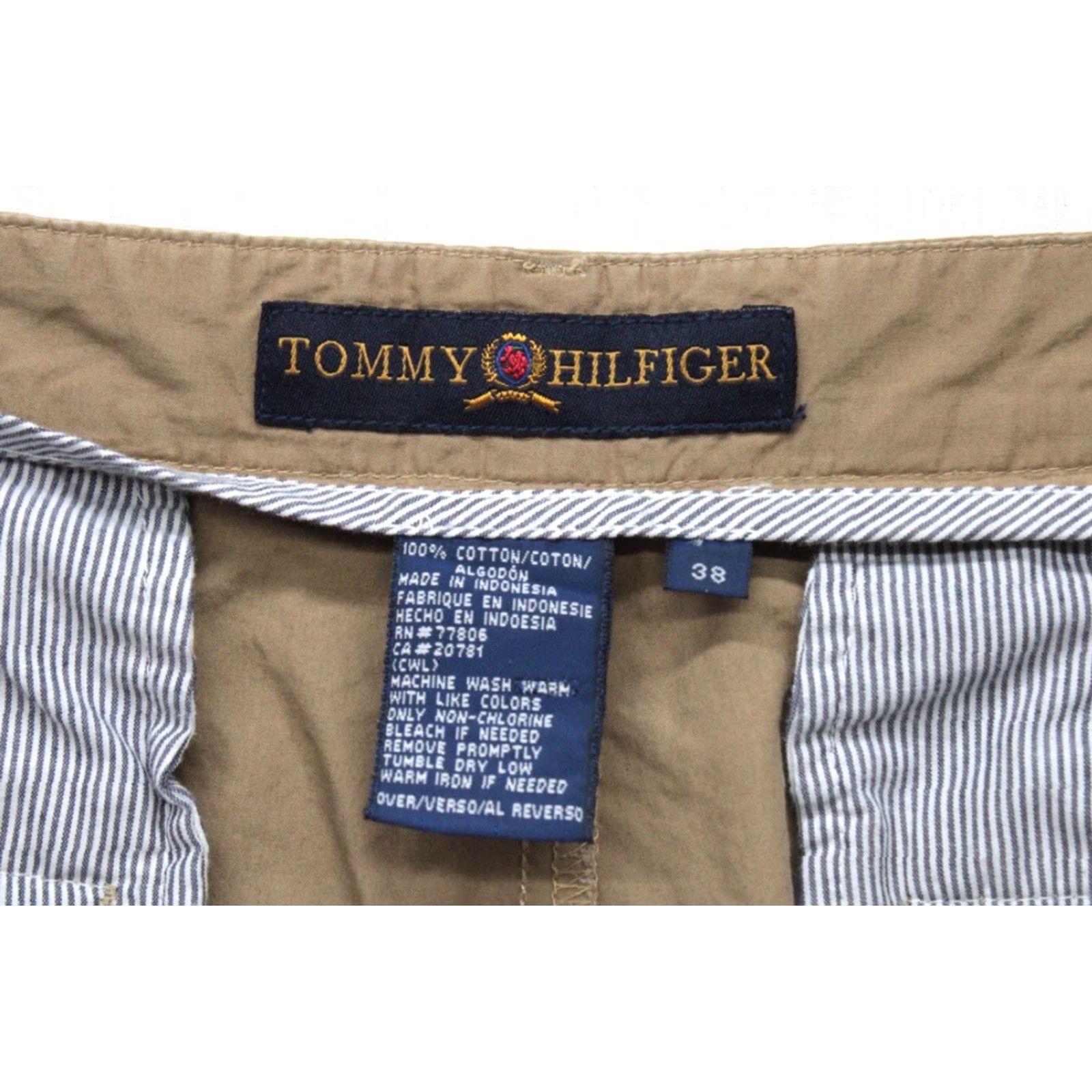 Tommy Hilfiger Tommy Hilfiger Shorts Men's 38 Brown Cotton Pleated Modern Preppy Casual Beachy Size US 38 / EU 54 - 4 Thumbnail
