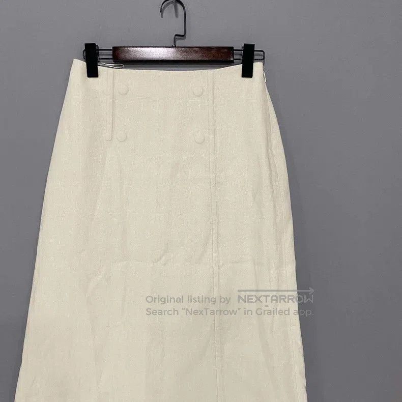 Fendi Fendi Beige linen long skirt Size 26" / US 2 / IT 38 - 2 Thumbnail