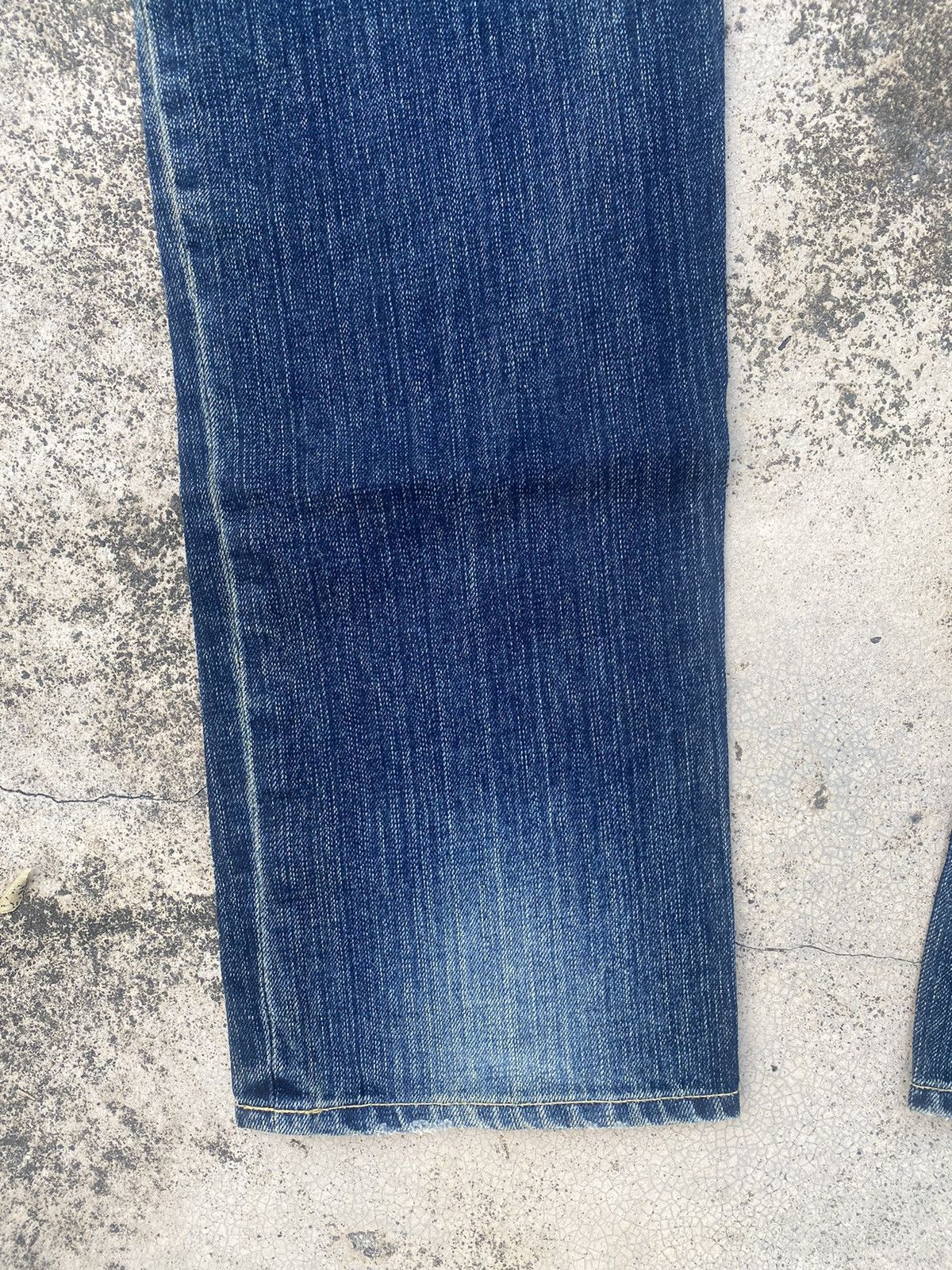 If Six Was Nine × Japanese Brand × PPFM PPFM Double Waist Distressed Zipper Denim Jeans Size US 31 - 22 Thumbnail
