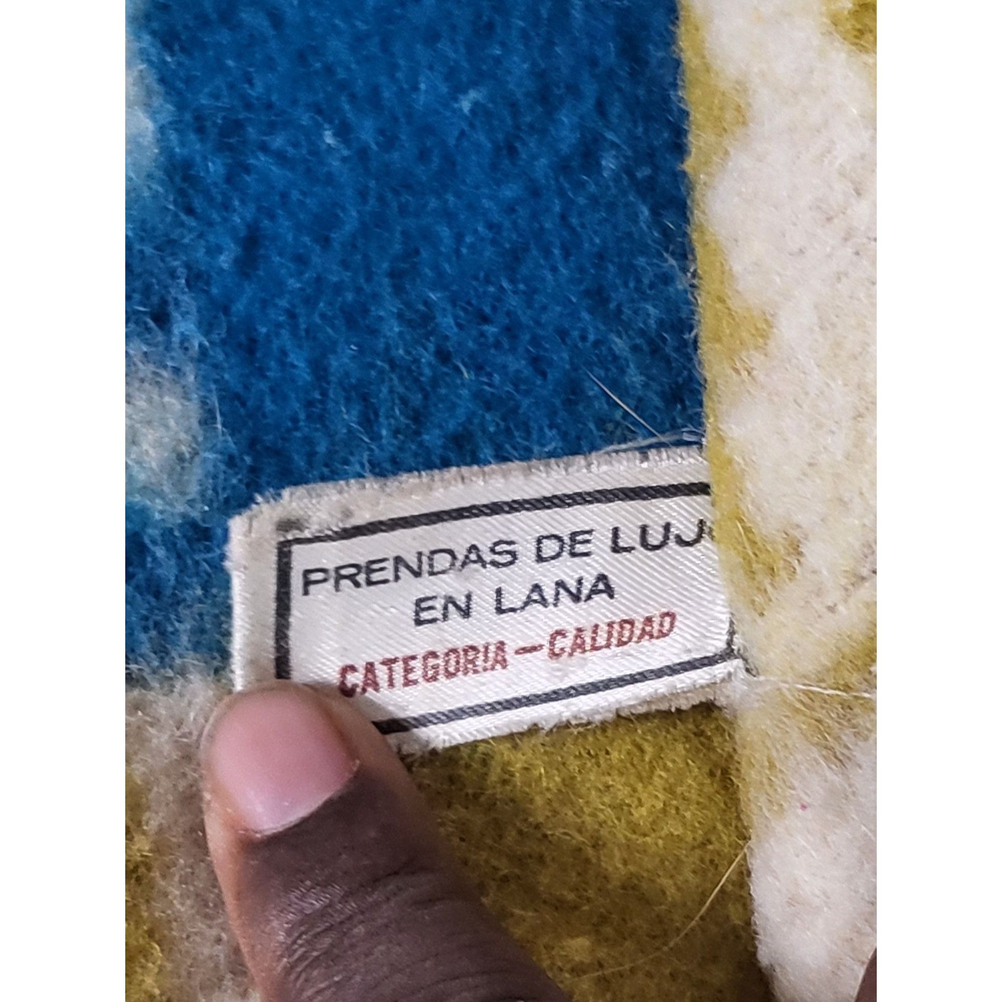 Vintage Vintage La Luz Santa Anna Pancho Men OS Flannel Aztec Southw Size ONE SIZE - 10 Thumbnail