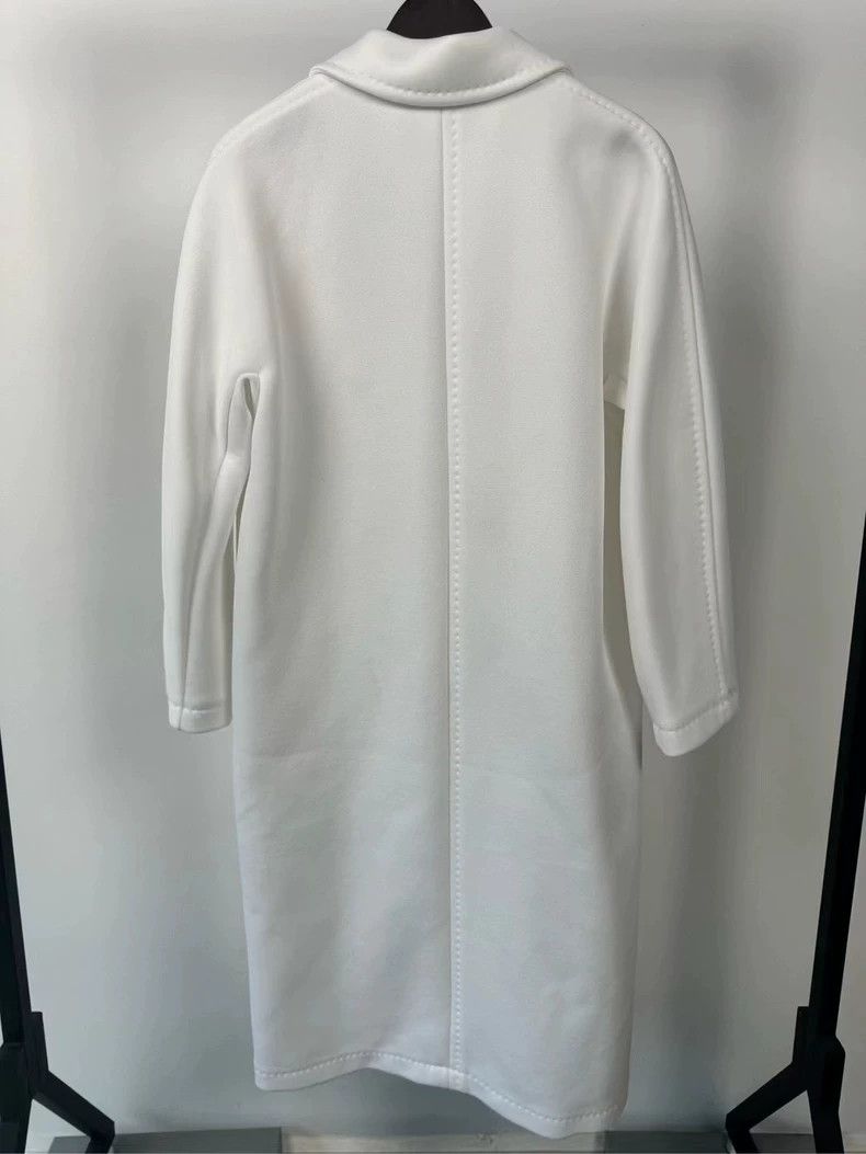 Max Mara Max Mara Pure white wool and cashmere double-breasted coat Size M / US 6-8 / IT 42-44 - 2 Thumbnail