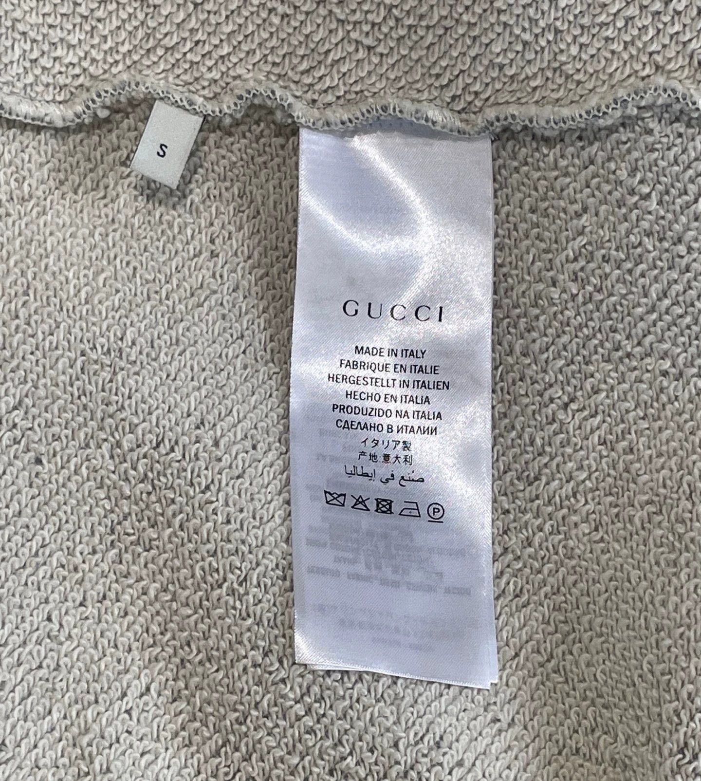Gucci gucci gray rainbow printed sweatshirt unisex Size US S / EU 44-46 / 1 - 6 Thumbnail