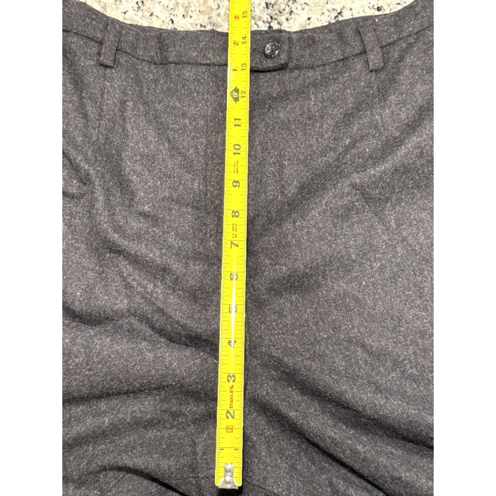 Pendleton VINTAGE Pendleton Pants Dress Pants Gray 100% Virgin Wool Women Size 18 Regular 34x30 USA Lined Pockets Size 40" / US 18 - 4 Thumbnail
