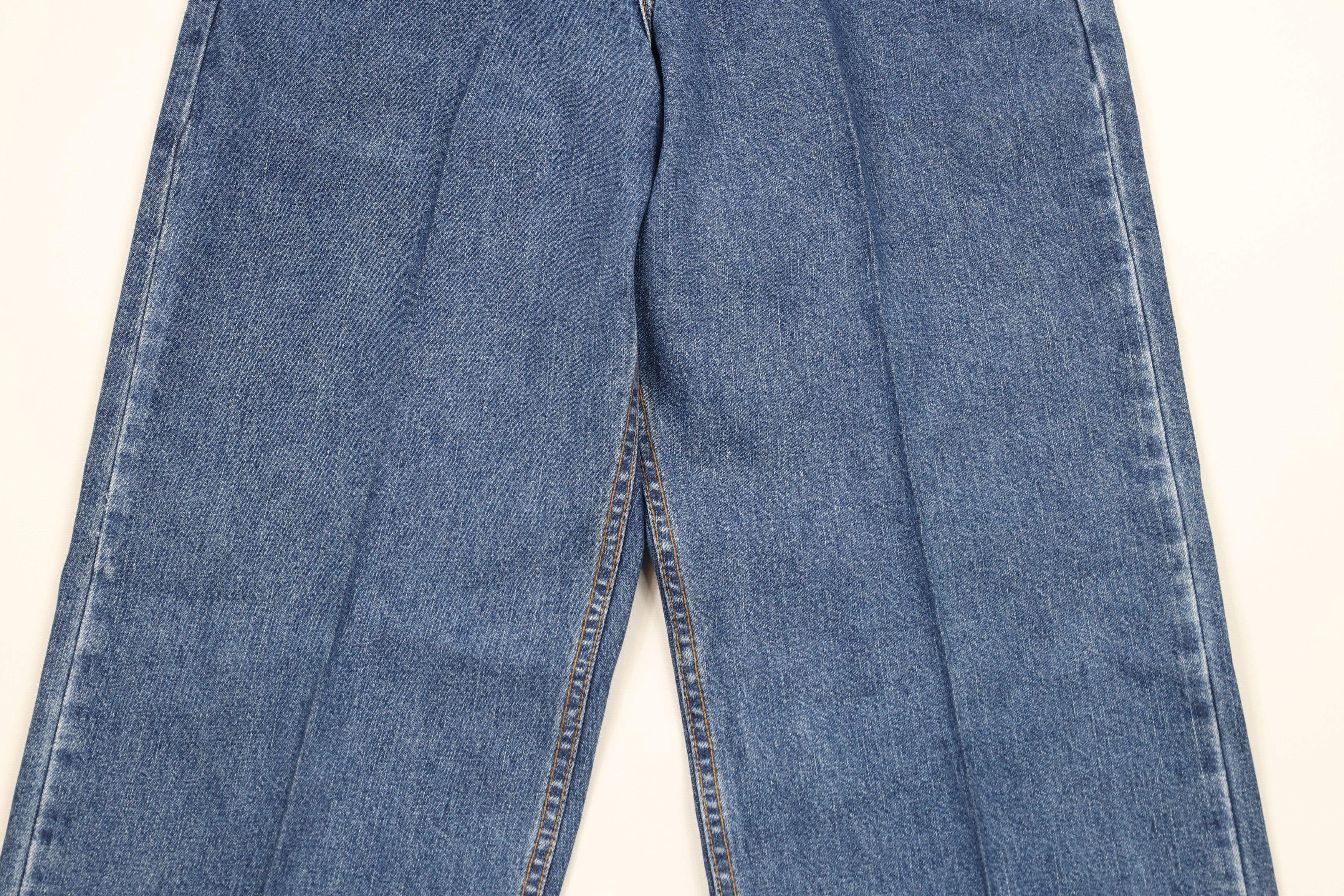 Levi's × Vintage Vintage 90s Levis Baggy Fit Wide Leg Denim Jeans Blue Cotton Size 28" / US 6 / IT 42 - 3 Thumbnail