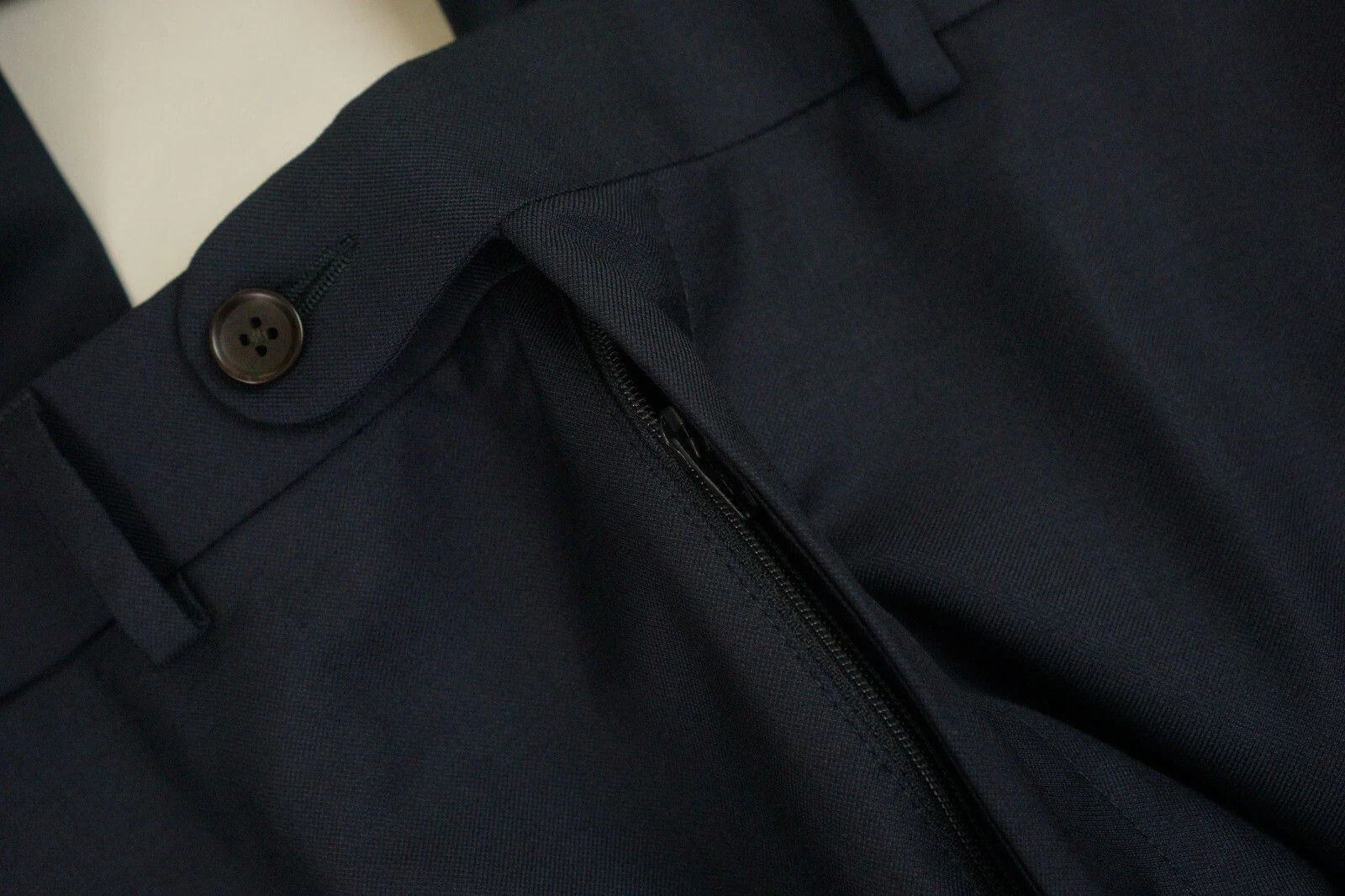 Suitsupply Men Suitsupply Suit Lazio Single Breasted Navy Blue US46S Size 46S - 8 Thumbnail
