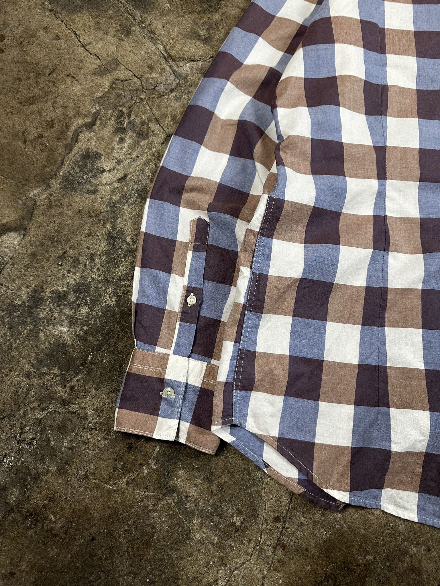 Balmain Checked Button Up Shirt