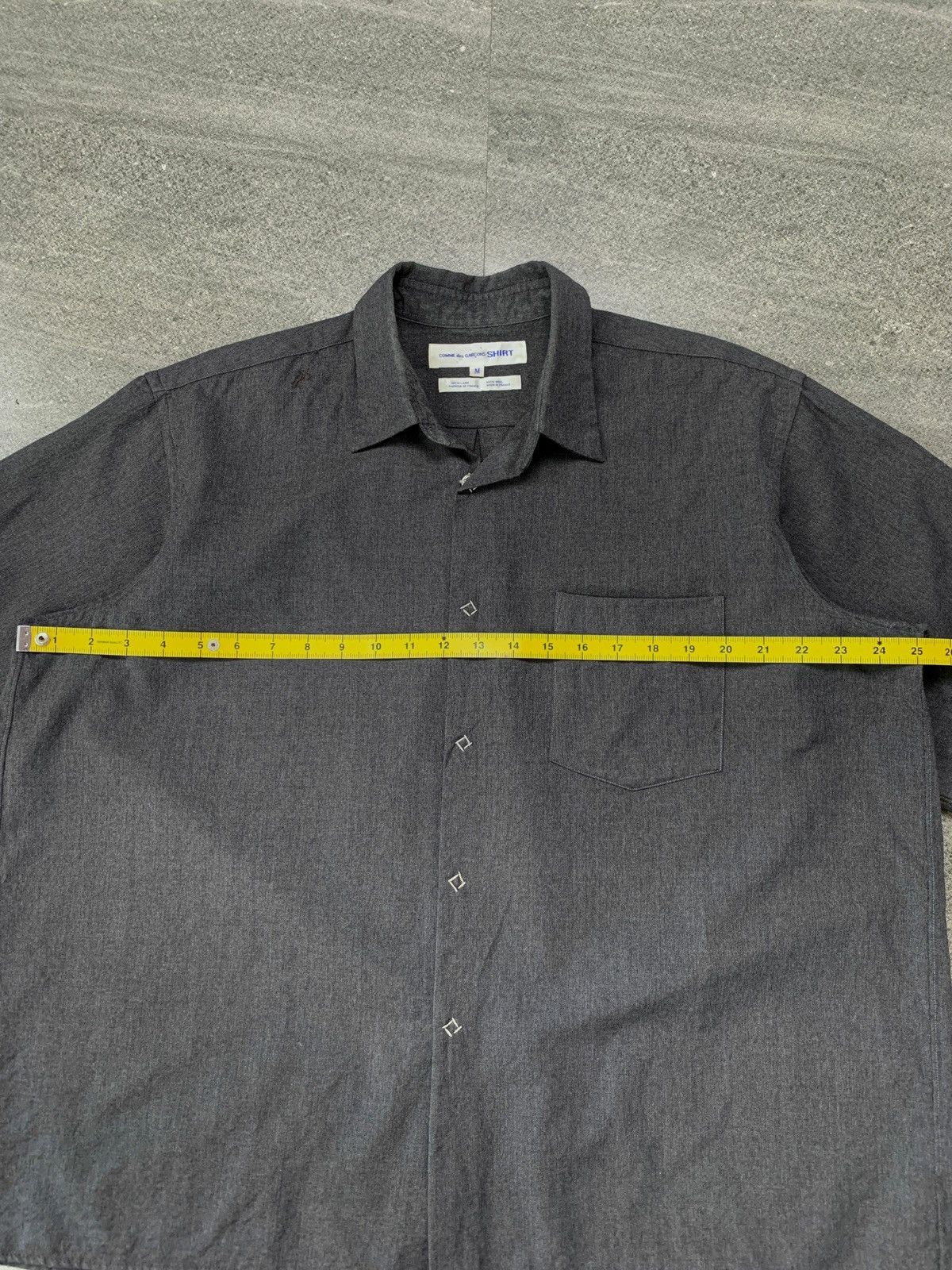 Comme des Garcons SHIRT FREE TAX Wool Boxy Camp Collar Shirts Size US M / EU 48-50 / 2 - 11 Thumbnail