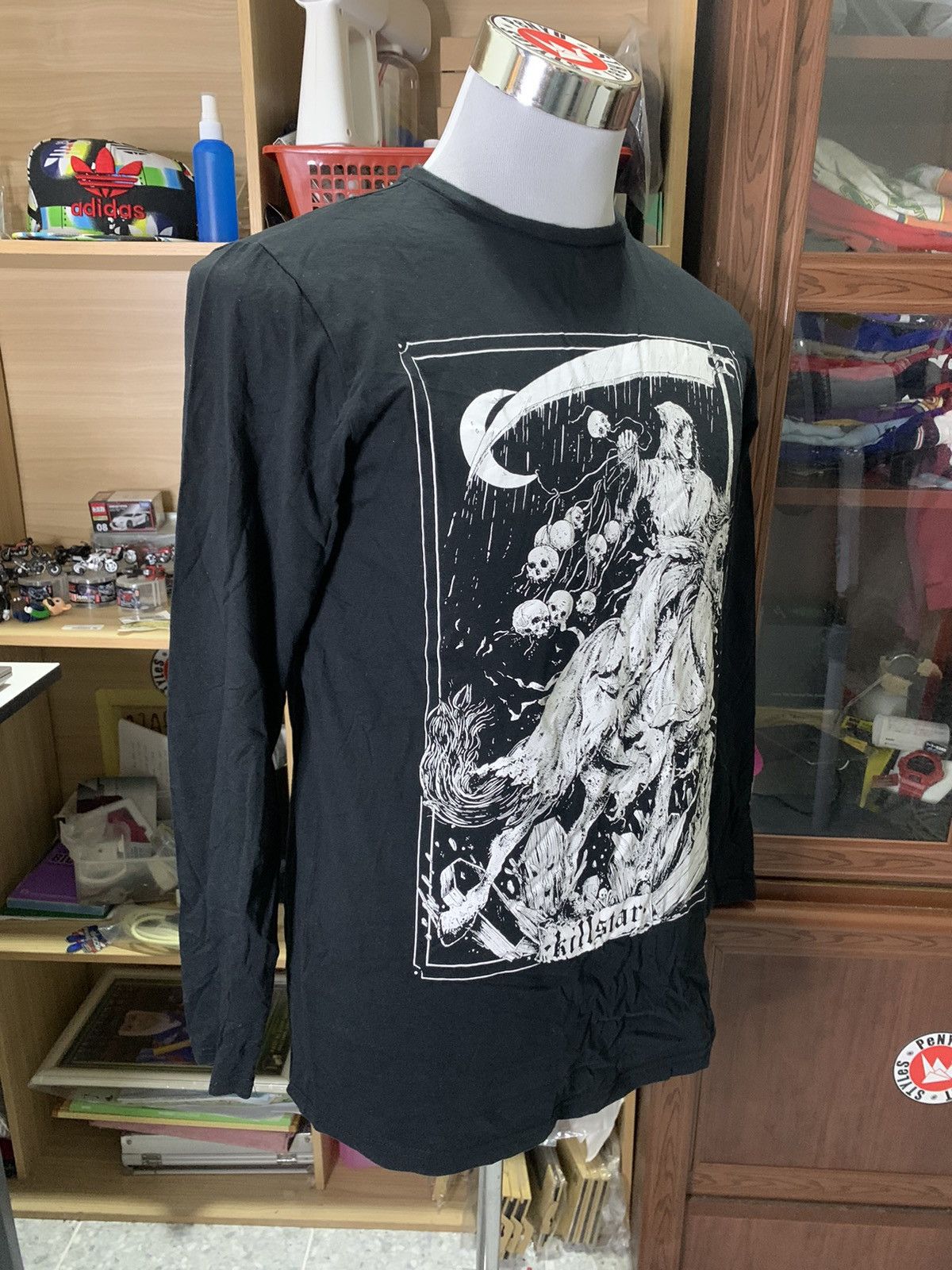 Band Tees × If Six Was Nine × Killstar Killstar Skull Man Long Sleeve Size US M / EU 48-50 / 2 - 4 Thumbnail
