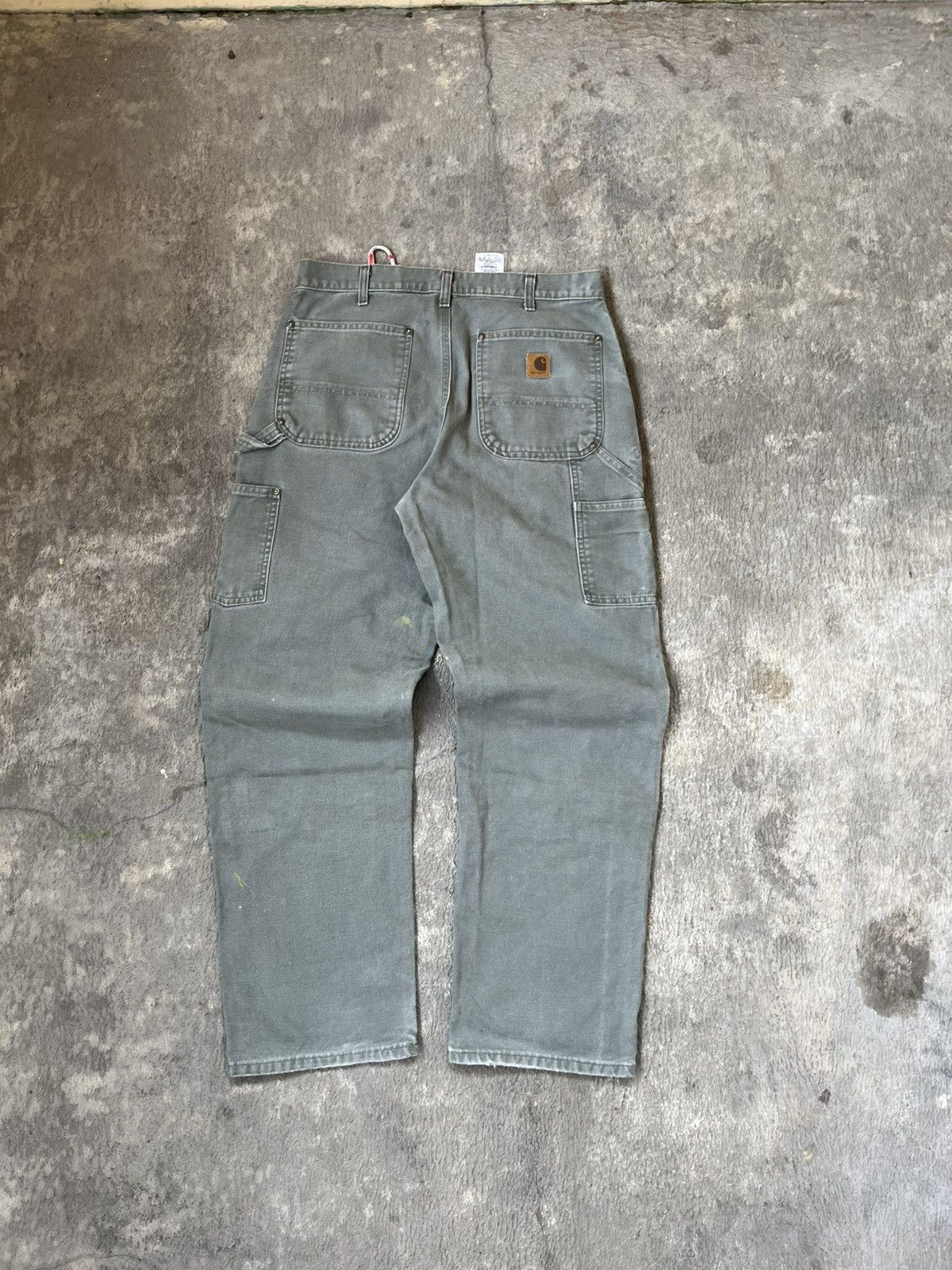 Carhartt Carhartt Double Knee B136 Moss Green Dungaree Fit Size US 32 / EU 48 - 3 Thumbnail