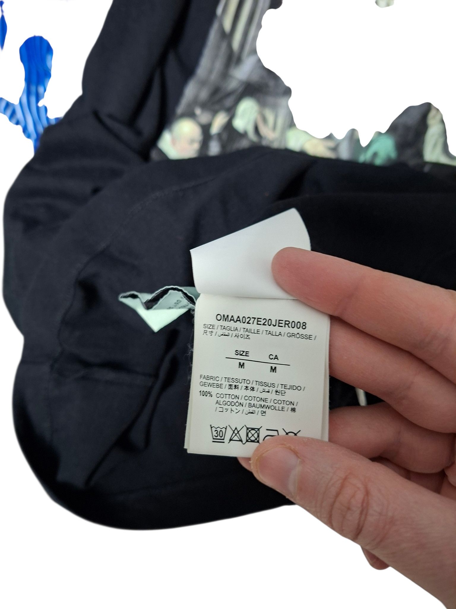 Off-White OFF WHITE RARE LUXURY VIRGIL ABLOH ART TEE Size US M / EU 48-50 / 2 - 9 Thumbnail