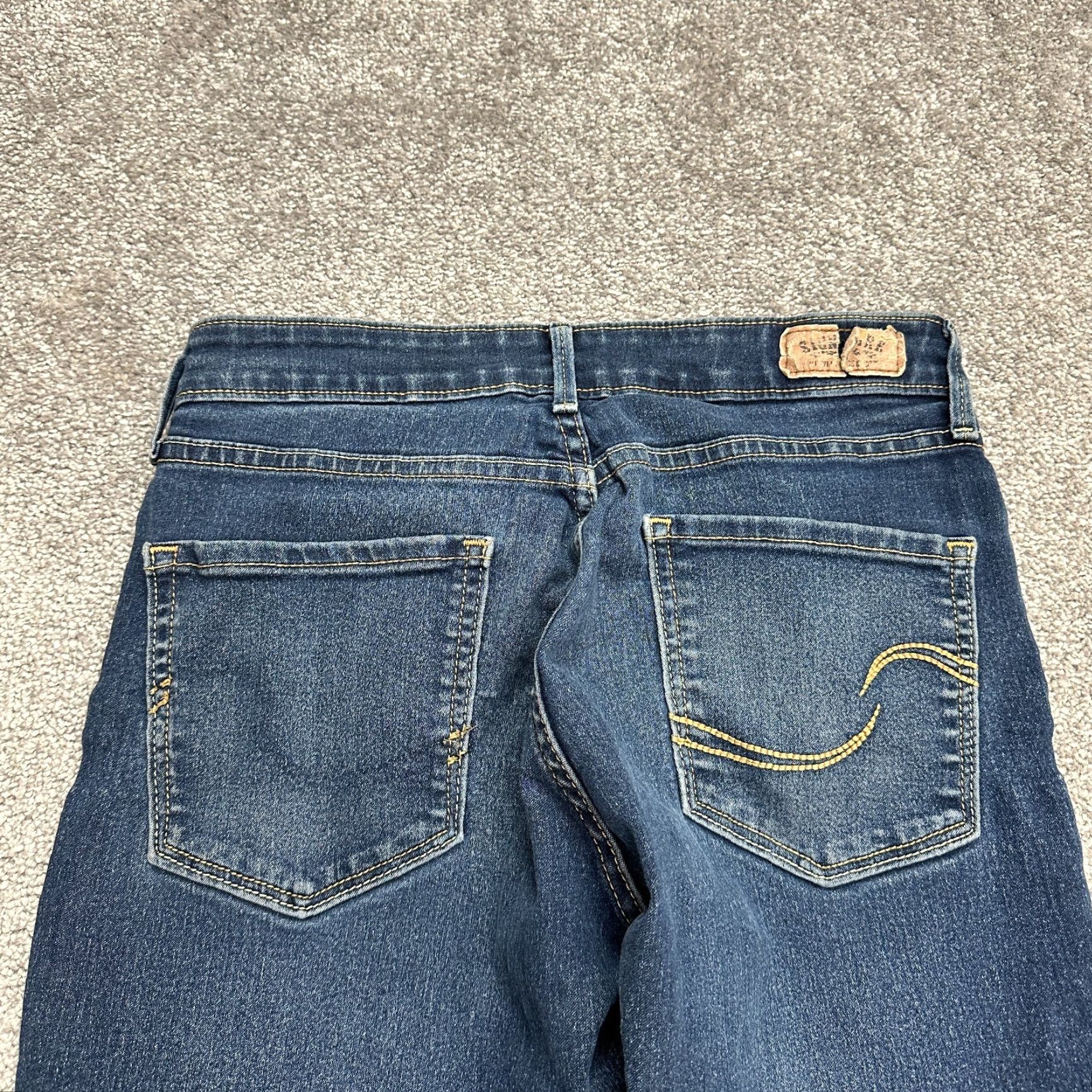 Levi's Levi's Signature Modern Skinny Denim Jeans Womens 4S W27 Blue Mid Rise 28x26.5 Size 27" / US 4 / IT 40 - 4 Thumbnail