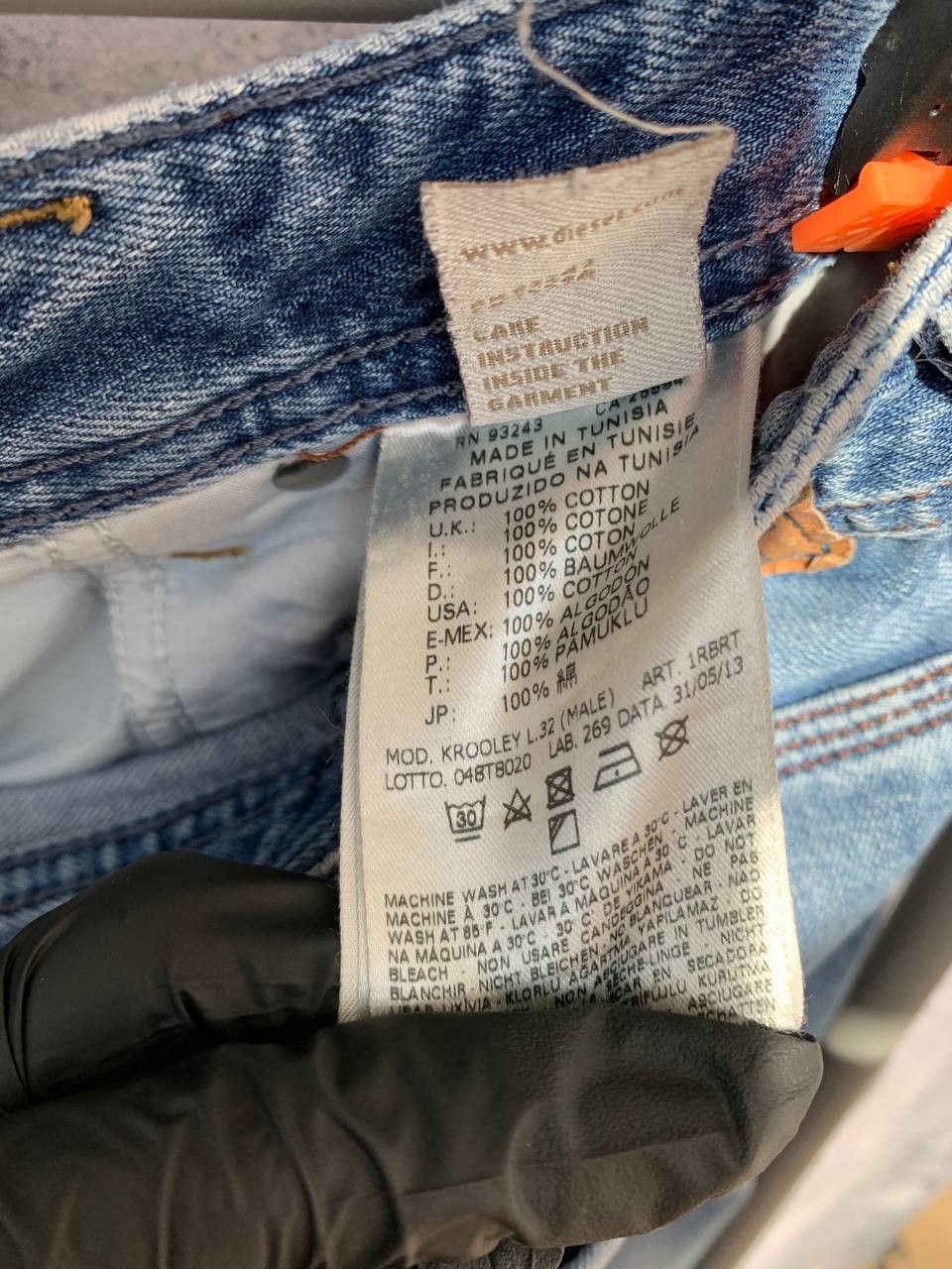 Diesel × Vintage Diesel Industry Krooley jeans denim pants blue size 36 Size US 36 / EU 52 - 9 Thumbnail