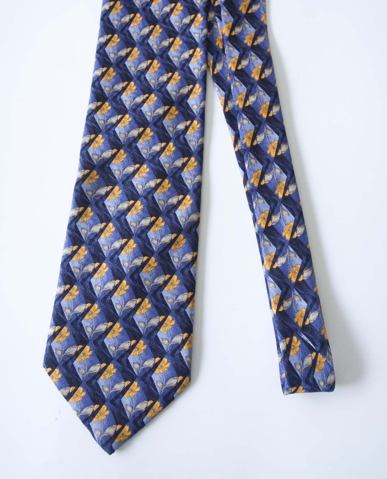 Altea Altea Milano Tie 100% Silk Made in Italy Floral Size ONE SIZE - 3 Thumbnail
