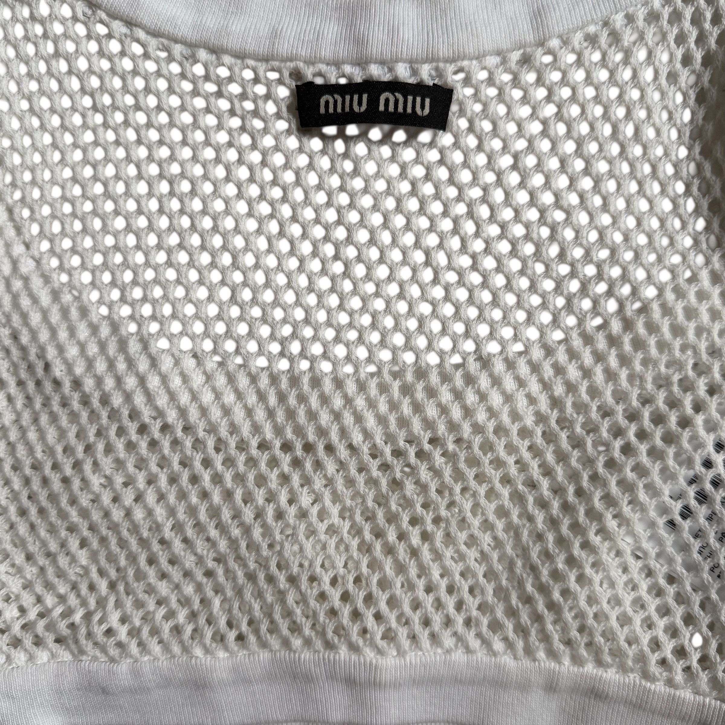Miu Miu MIU MIU CROP TOP Size S / US 4 / IT 40 - 3 Thumbnail