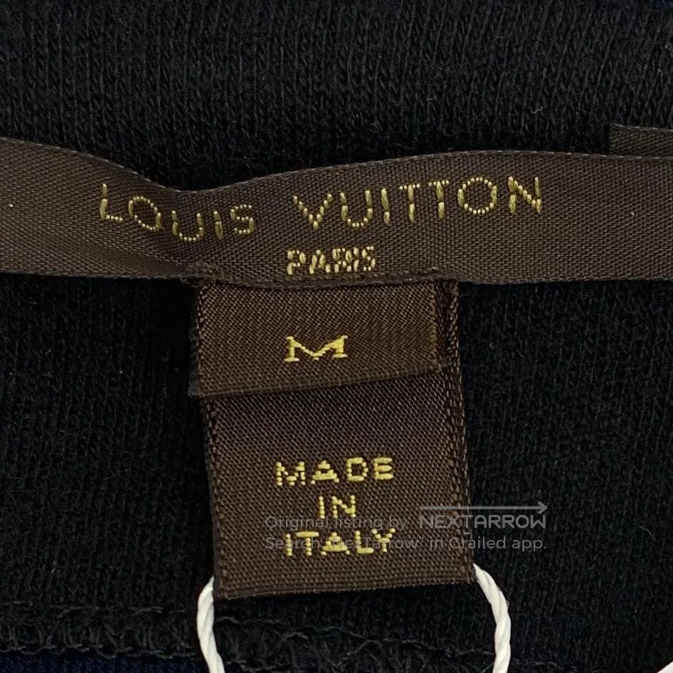 Louis Vuitton Louis Vuitton Black logo embroidered hooded zip-up long-sl Size US M / EU 48-50 / 2 - 5 Thumbnail