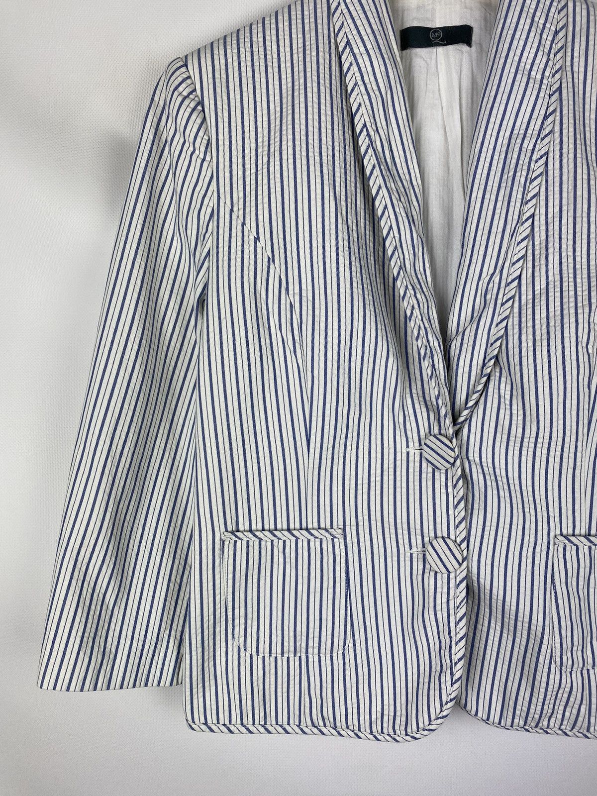 Alexander McQueen × MCQ Mcq Alexander McQueen ladies striped blazer jacket size 44 Size M / US 6-8 / IT 42-44 - 7 Thumbnail
