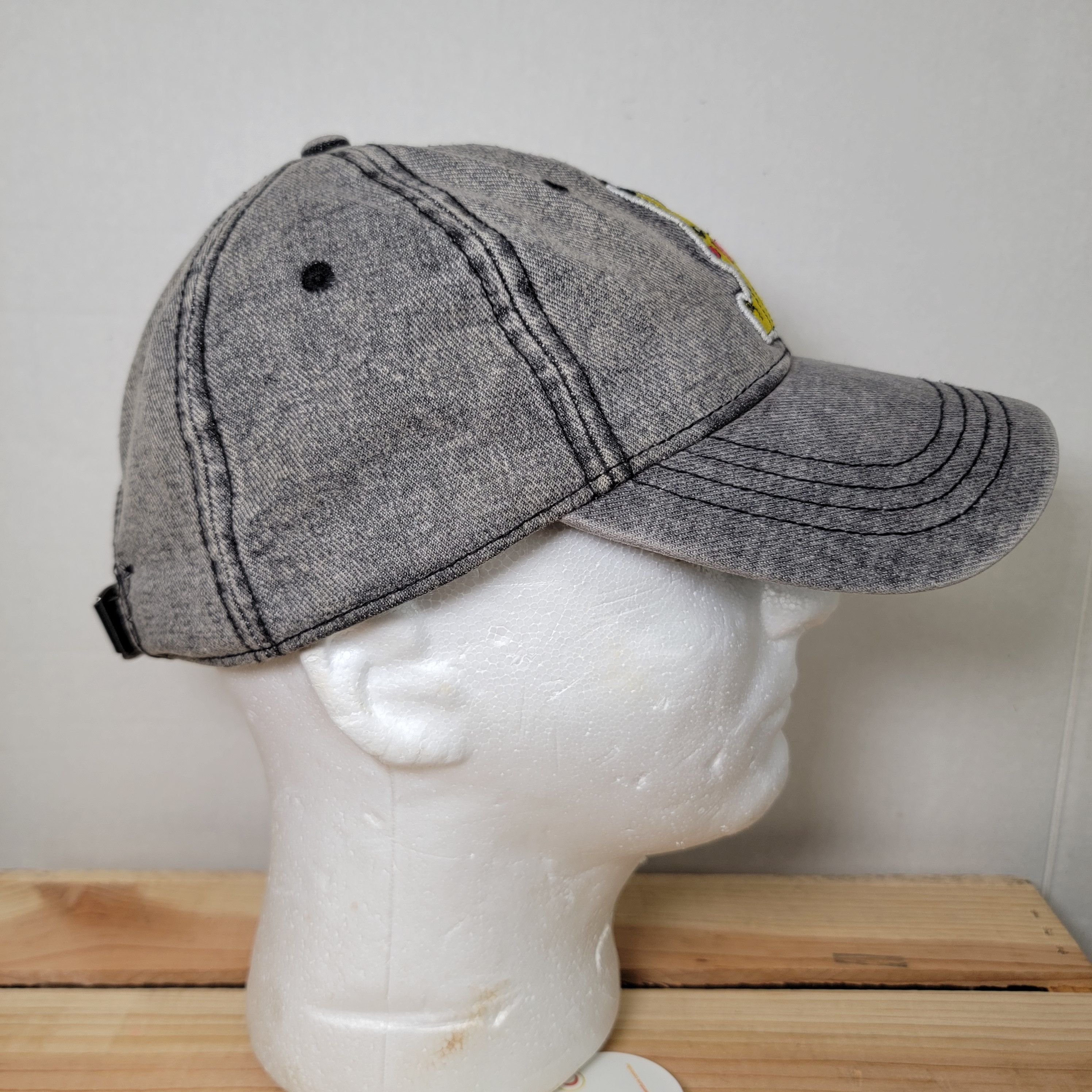 Pokemon Pokemon Grey Demin Adjustable Pikachu Ball Cap - OSFM Size ONE SIZE - 3 Thumbnail