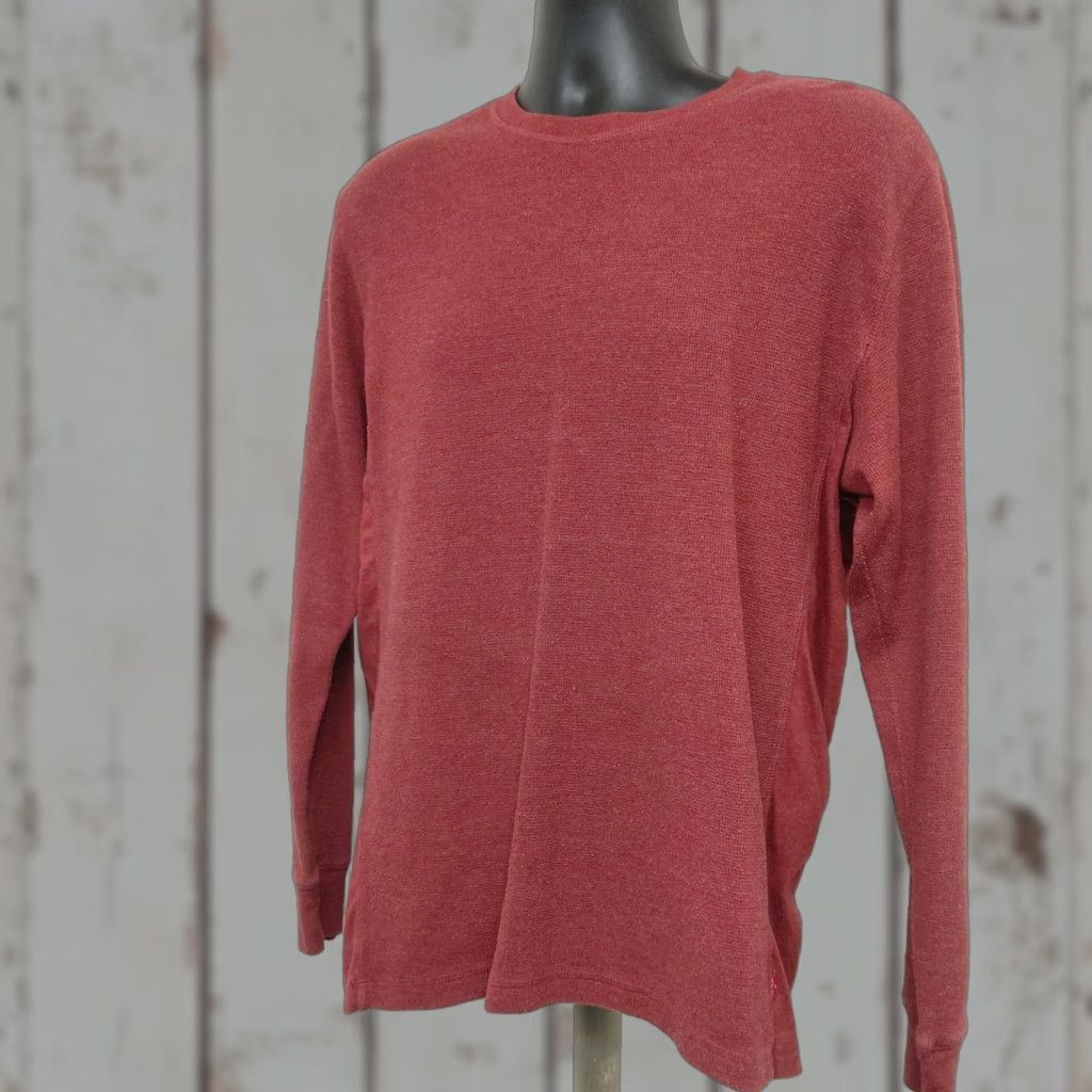 Levi's Levi’s Shirt Men’s Large Red Long Sleeve Crew Neck Thermal Tee Soft Size US L / EU 52-54 / 3 - 1 Thumbnail
