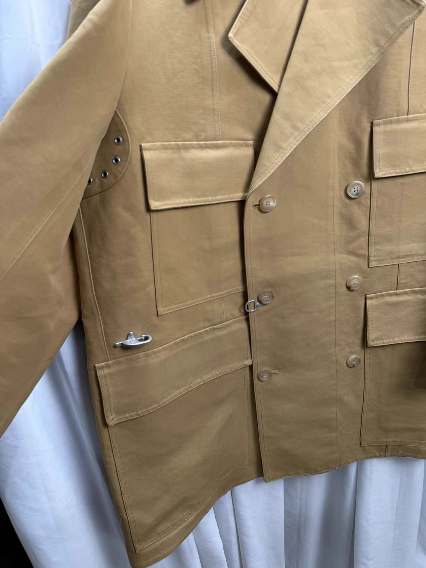 Hed Mayner Hed Mayner Oversized Airplane Buckle Four-Pocket Coat K20 Size US S / EU 44-46 / 1 - 6 Thumbnail