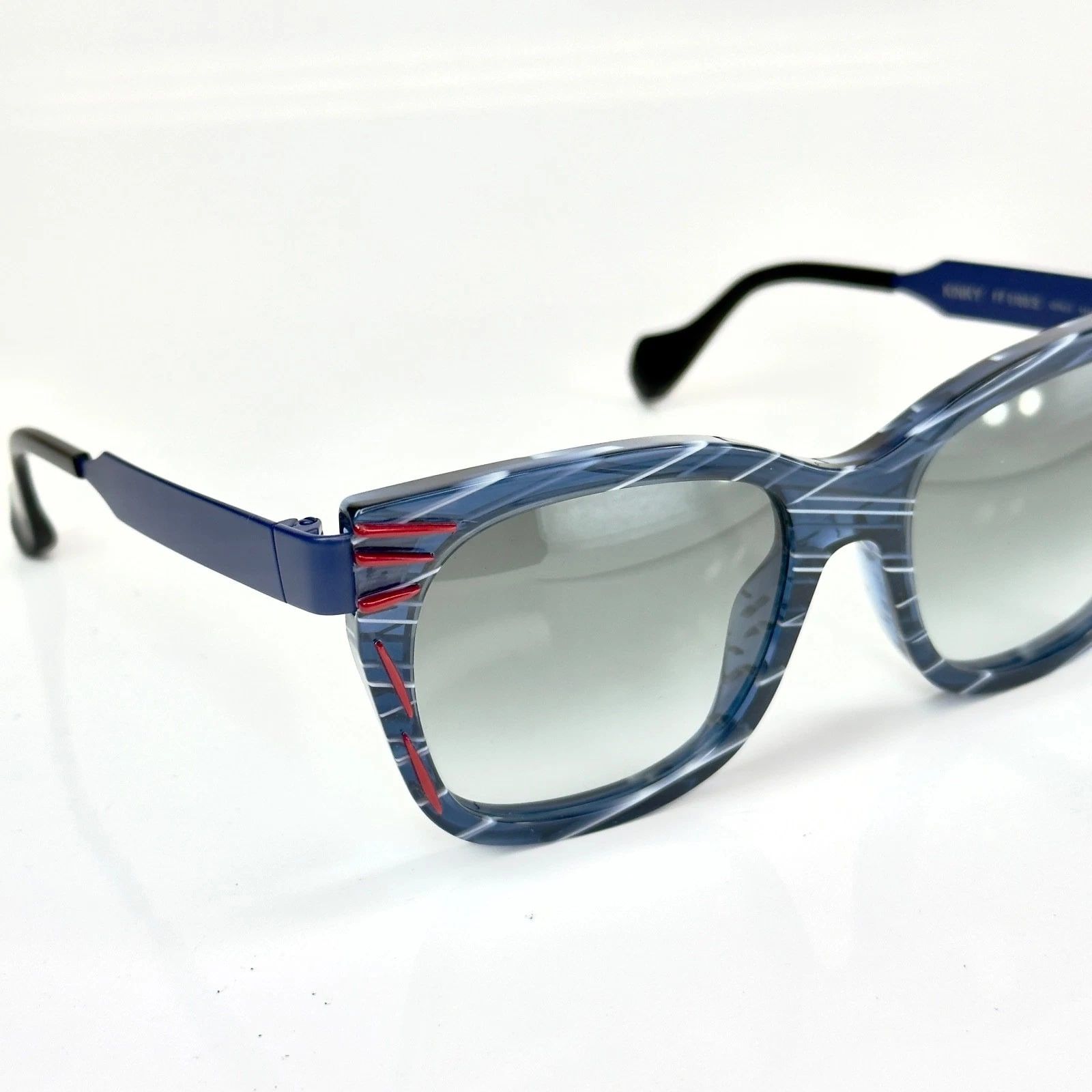 Fendi FENDI FF0180 Thierry Lasry Kinky Blue Red Sunglasses 0180 Size ONE SIZE - 8 Thumbnail
