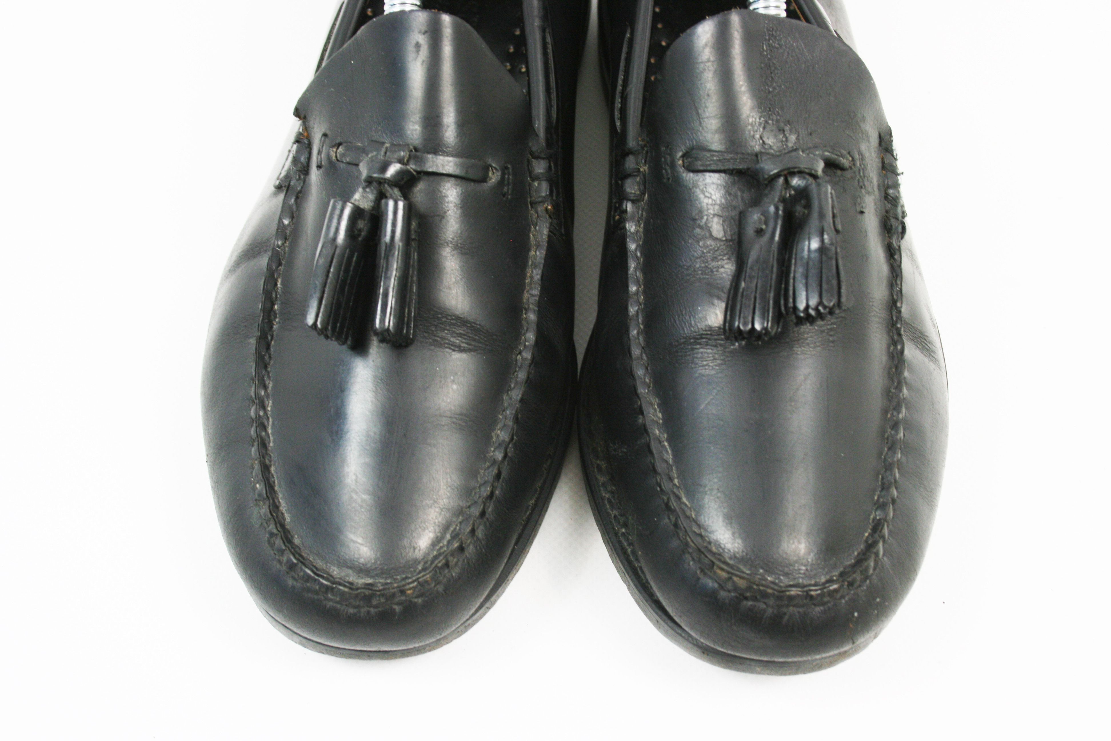 G.H. Bass & Co. 00S Weejuns Tassel Kittens Leather Loafers Vintage Size US 9 / EU 42 - 4 Thumbnail