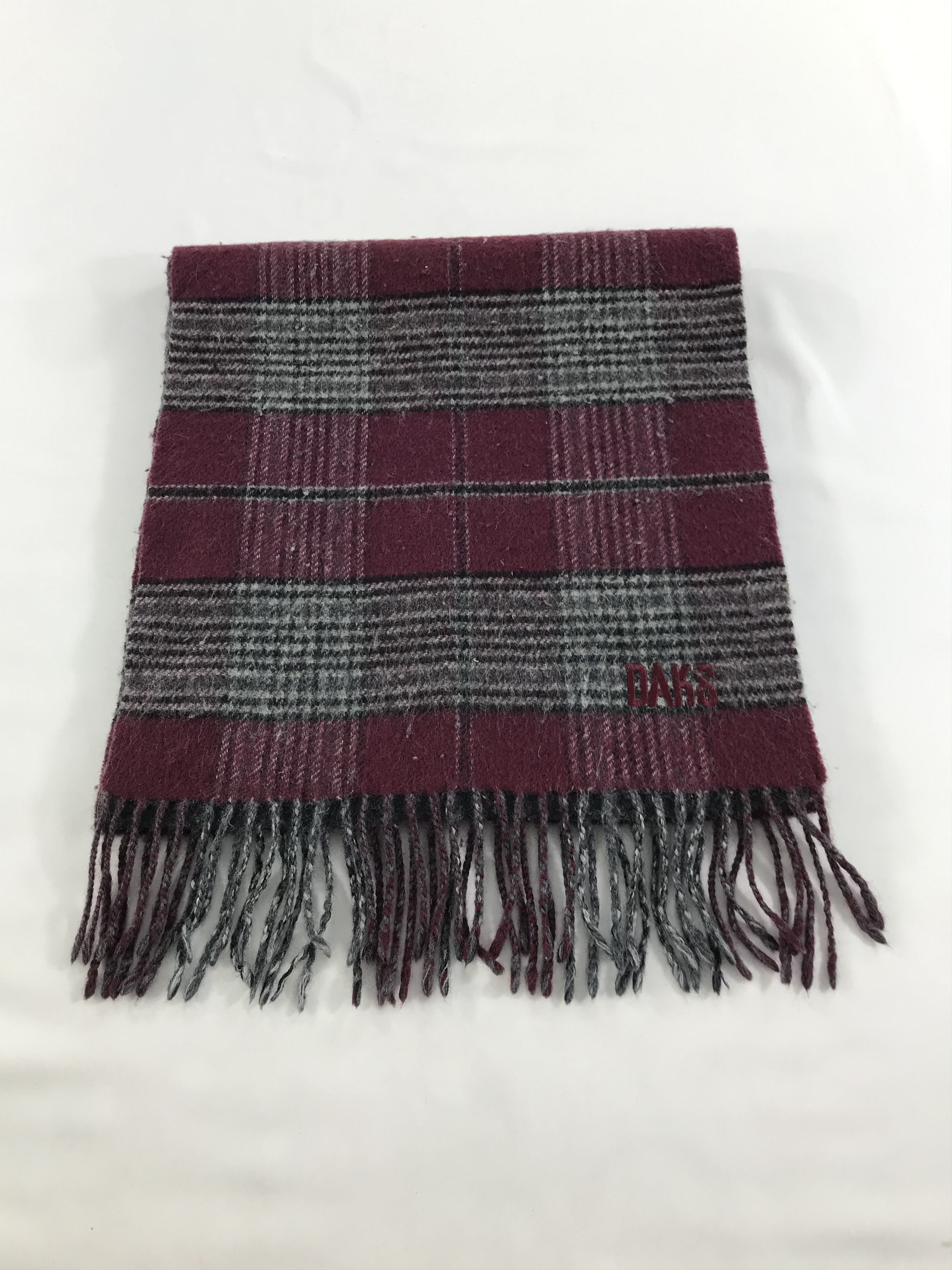 DAKS DAKS London Wool Scarf Muffler V131 Size ONE SIZE - 2 Thumbnail