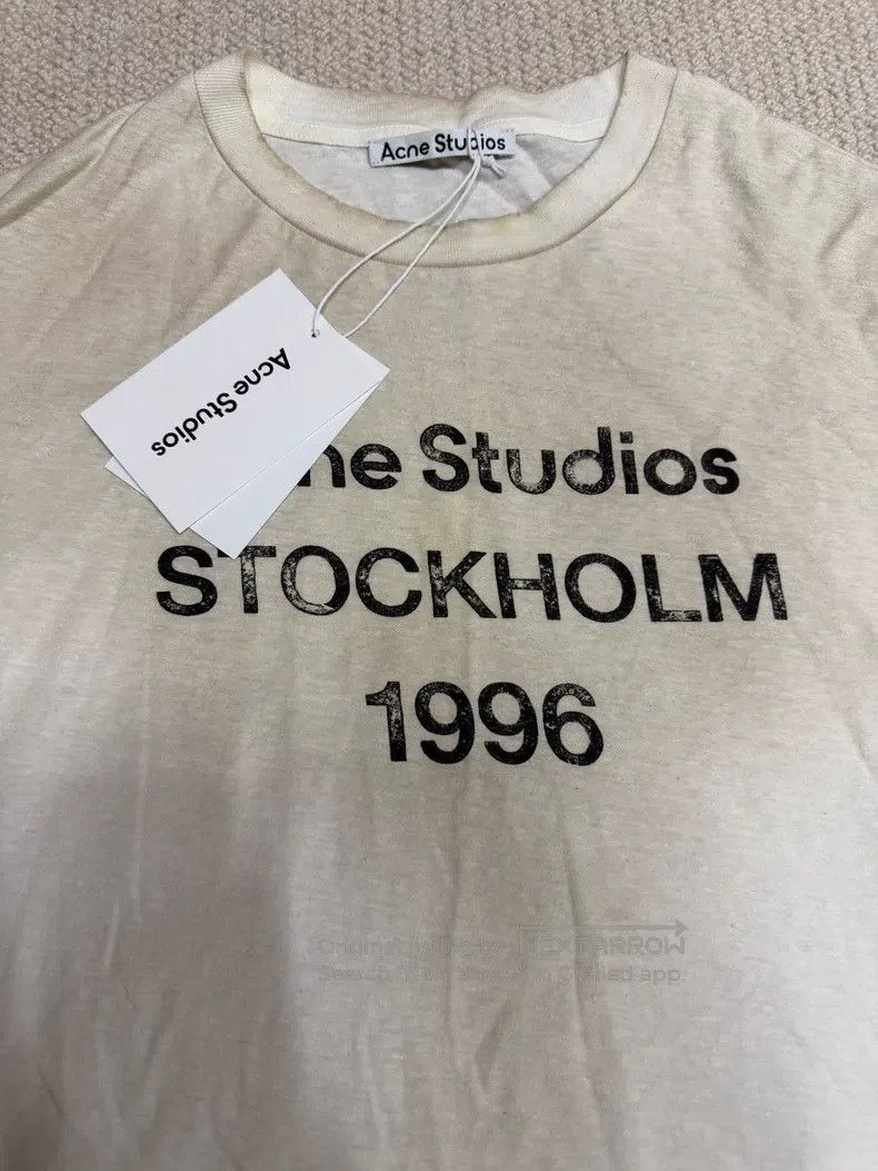 Acne Studios Acne Studios Mud Dyed Dirty White Short Sleeve Size M / US 6-8 / IT 42-44 - 2 Thumbnail