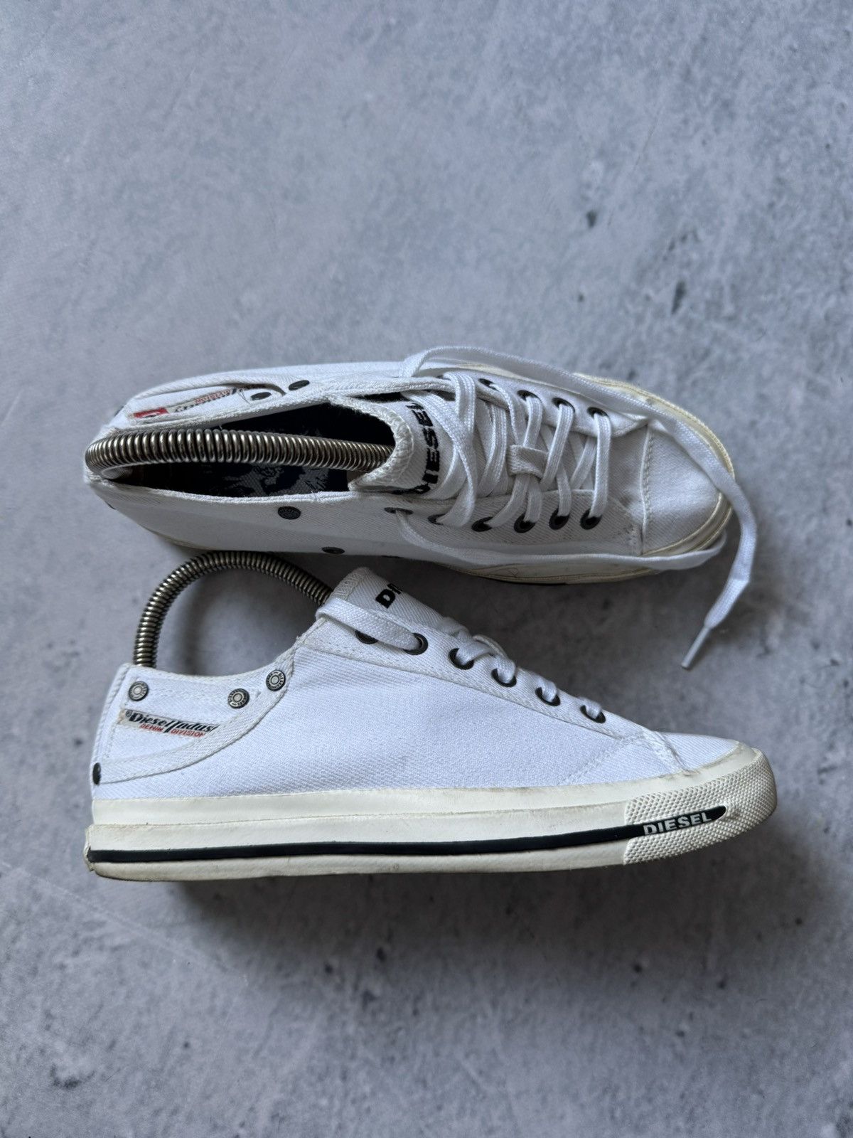 Diesel × Vintage Diesel unisex shoes, white sneakers US 7.5 Size US 7.5 / EU 40-41 - 7 Thumbnail