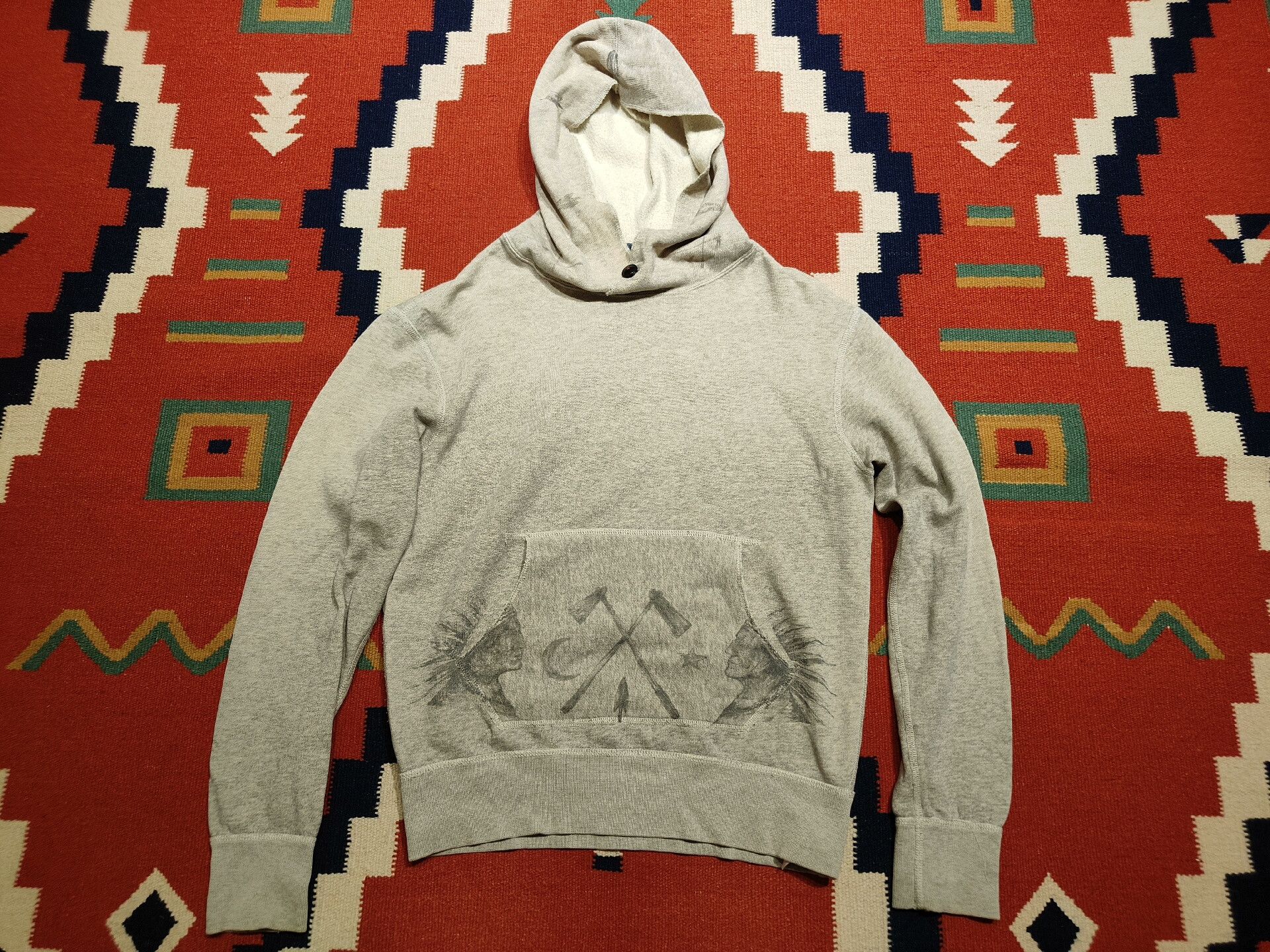 RRL Ralph Lauren RRL Navajo Southwest Hoodie Size US M / EU 48-50 / 2 - 1 Thumbnail