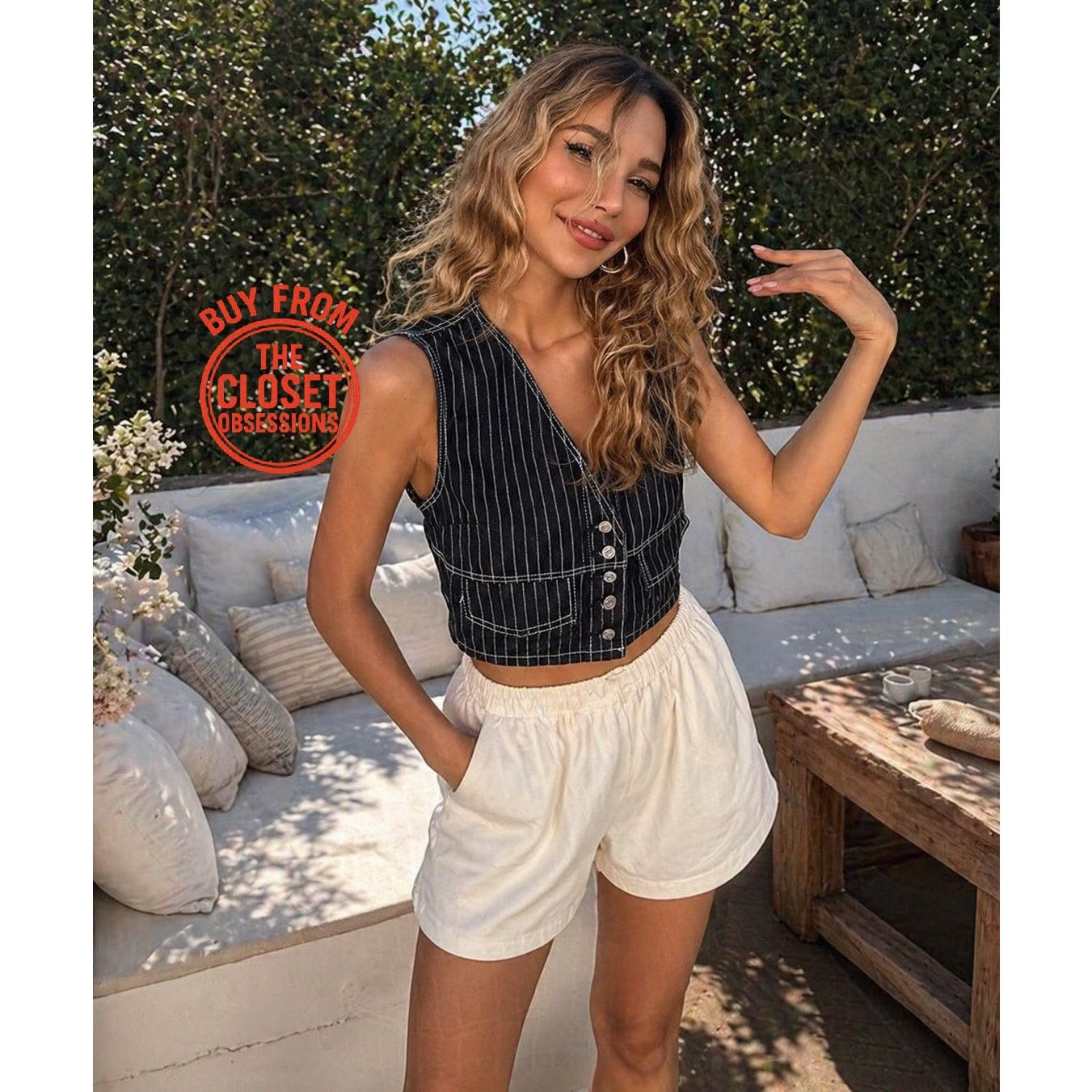 Zara ZARA Striped Cropped Vest NWT Size M / US 6-8 / IT 42-44 - 5 Thumbnail
