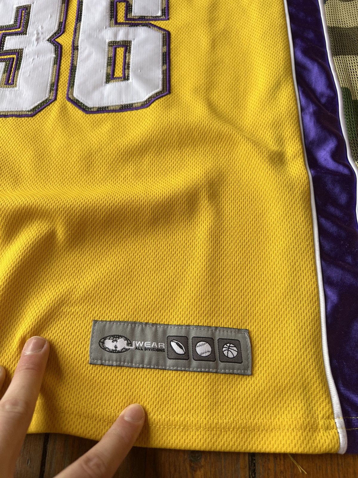 Wu-Tang Clan VINTAGE WU TANG CLAN WU WEAR BASKETBALL JERSEY #36 SWINGMAN Size US L / EU 52-54 / 3 - 4 Thumbnail