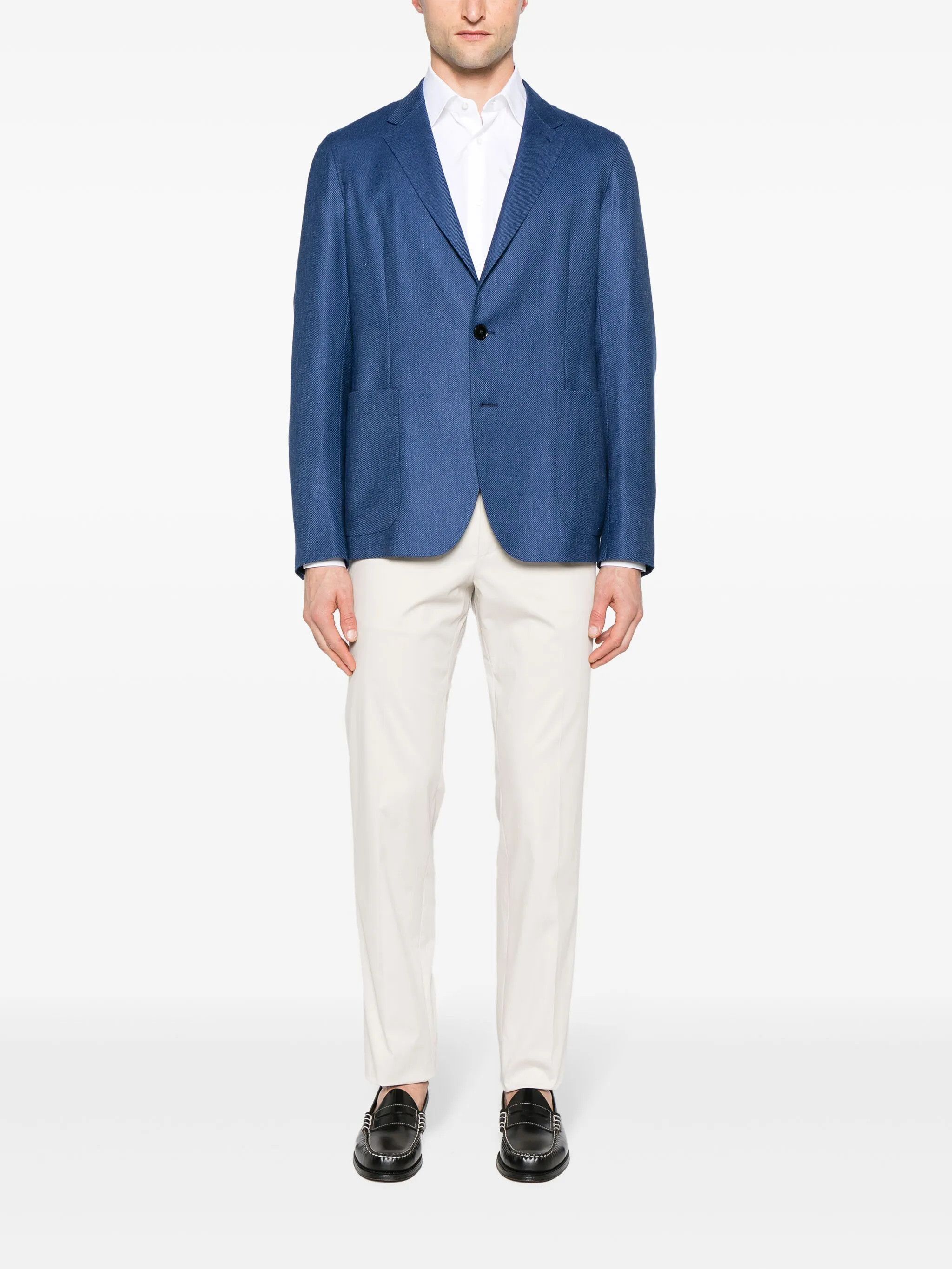 Ermenegildo Zegna o1s1rm0325 R773545A7 Jacket in Navy Blue Size US M / EU 48-50 / 2 - 2 Thumbnail