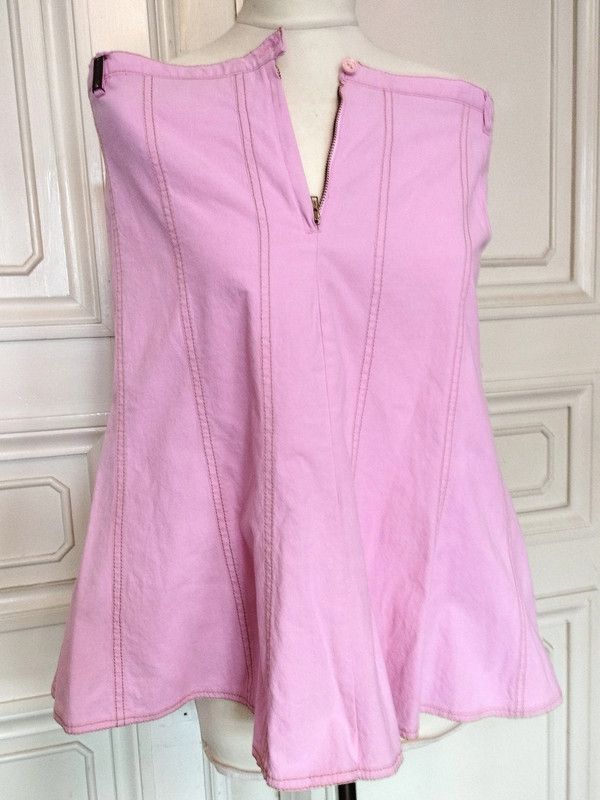 Sonia Rykiel Sonia Rykiel Jupe Godets Cotonnade T XL Size 30" / US 8 / IT 44 - 8 Thumbnail