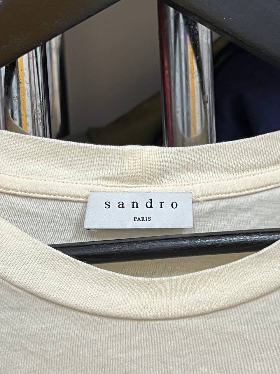 Sandro Avant Garde Art Logo Unique Sandro Paris T shirt Size M / US 6-8 / IT 42-44 - 8 Thumbnail