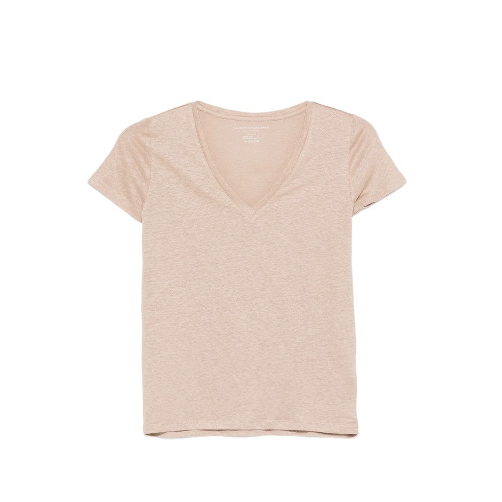 MAJESTIC FILATURES Majestic Filatures NEUTRALS Tops - T-shirts & Jerseys Size M / US 6-8 / IT 42-44 - 1 Thumbnail
