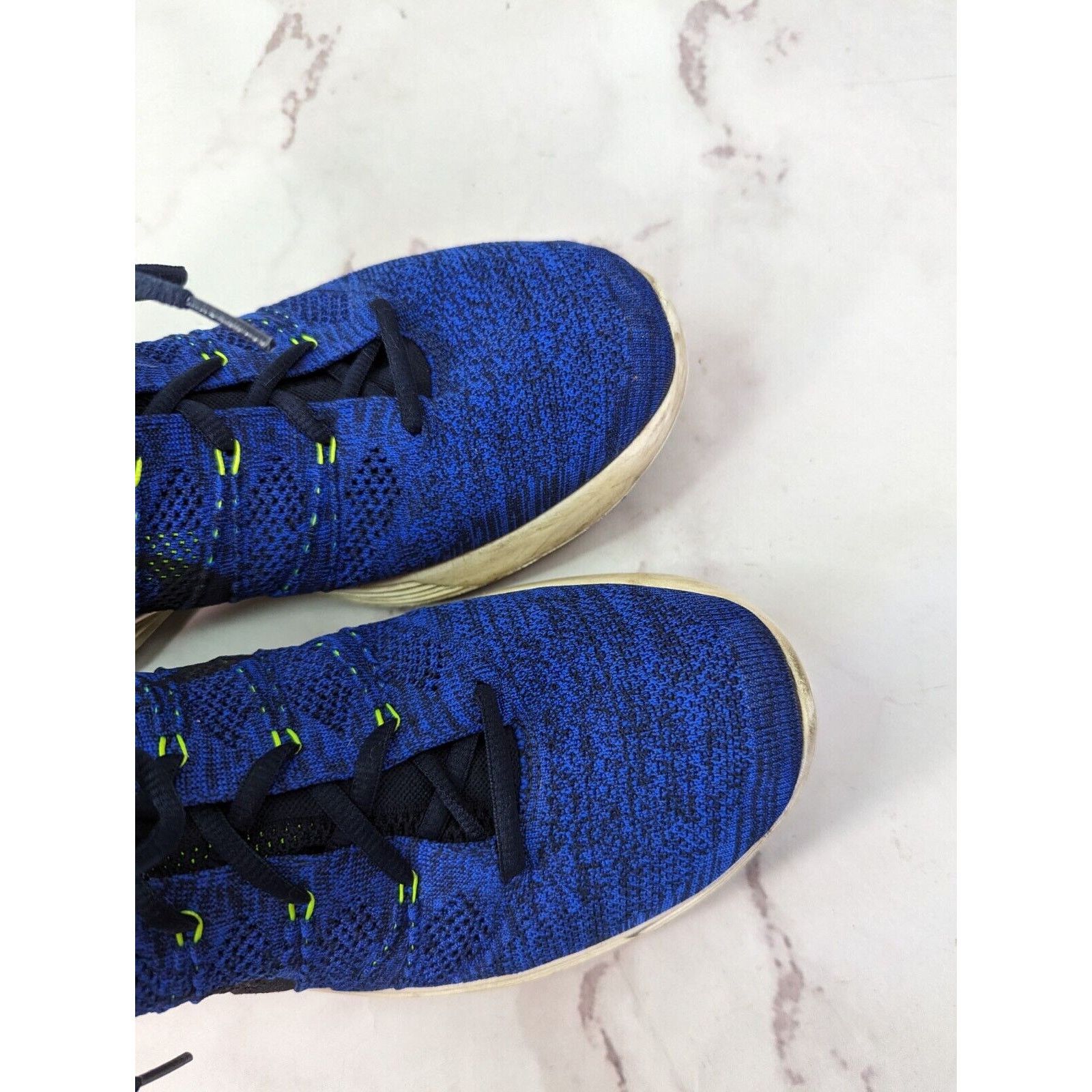 Nike Nike Shoes Mens 13 Lunar Flyknit Chukka Blue Black Mid Size US 13 / EU 46 - 8 Thumbnail