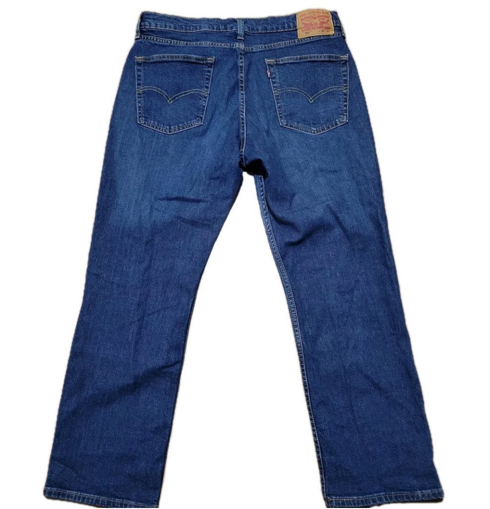 Levi's Levi's 514 Straight Blue Jeans Men's Size 36/30 Excellent Size US 36 / EU 52 - 3 Thumbnail