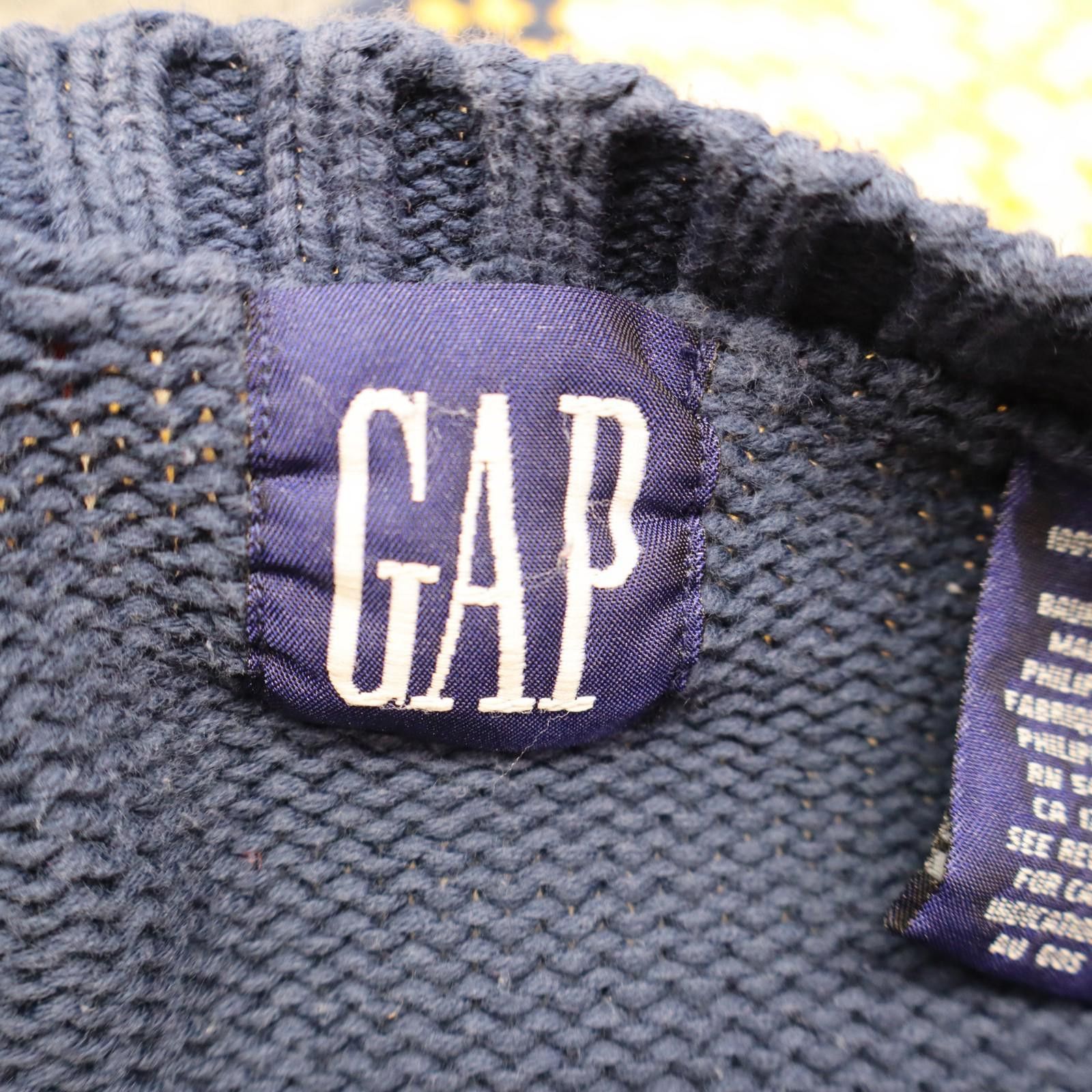 Gap Vtg GAP Ribbed Knit Gap Sweater Medium Corona 100% Cotton Size US M / EU 48-50 / 2 - 4 Thumbnail